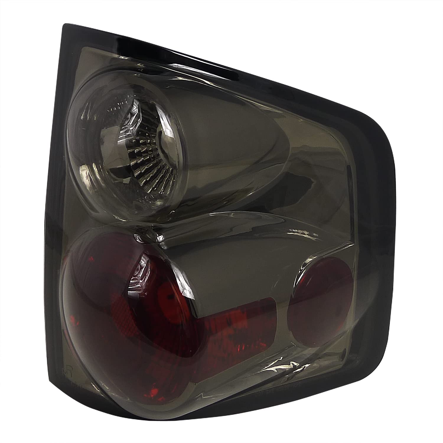 Spec-D Tuning Smoke Lens Tail Lights Compatible With 1994-2004 Chevy S10, 1994-2004 Gmc Sonoma, 1995-2000 Isuzu Hombre, Left + R