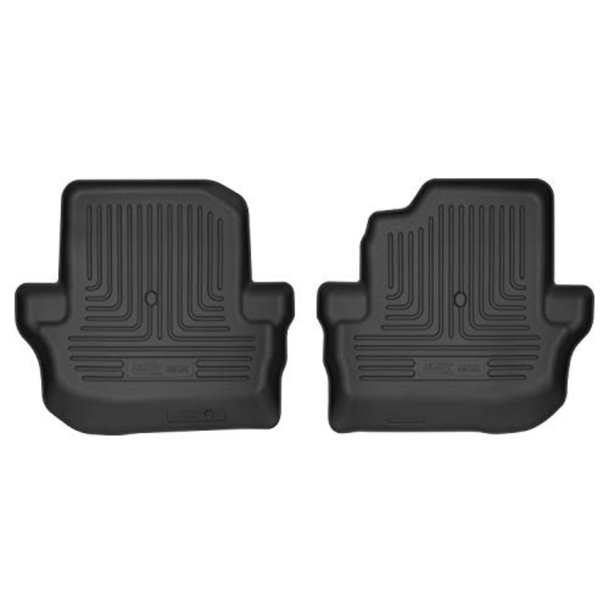 Husky Liners Weatherbeater Floor Mats | Fits 2019-2025 Jeep Wrangler (Jl), 2-Door | 2Nd Row, 2-Pc Black - 14031