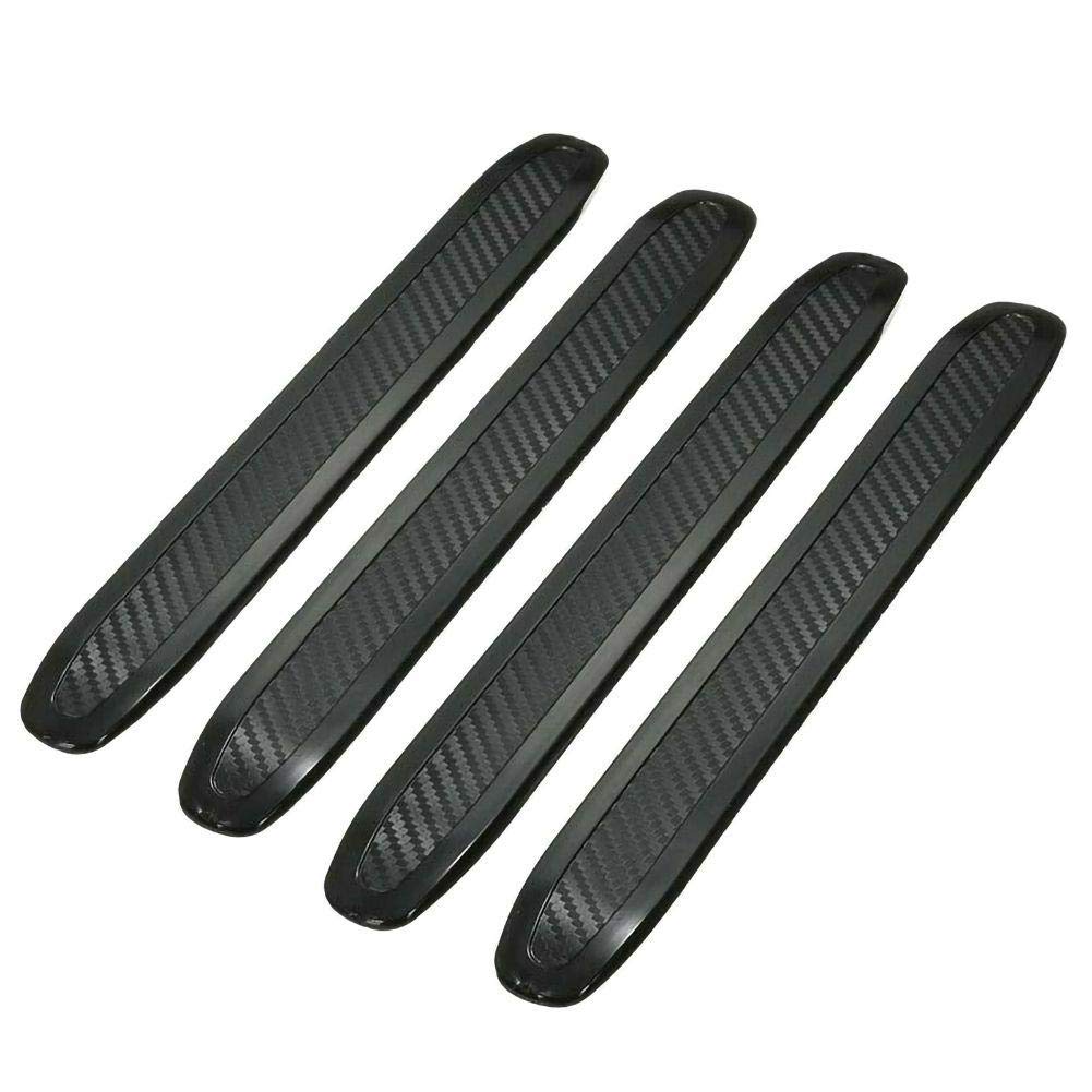Sundan 4Pcs Black Anti-Collision Patch Bumper Guard Strip Anti-Scratch Bumper Protector Trim Universal For Cars Suv Pickup Truck