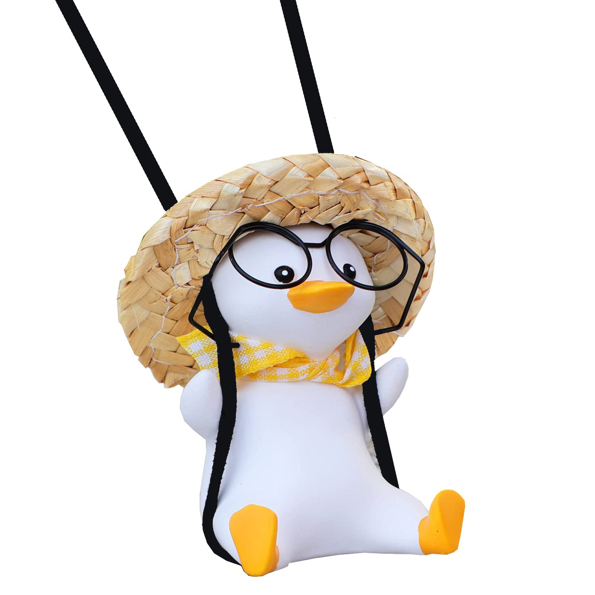 Rear View Mirror Accessories Car Mirror Hanging Accessories Swinging Duck Car Ha WBCARB0B4XJPP1N