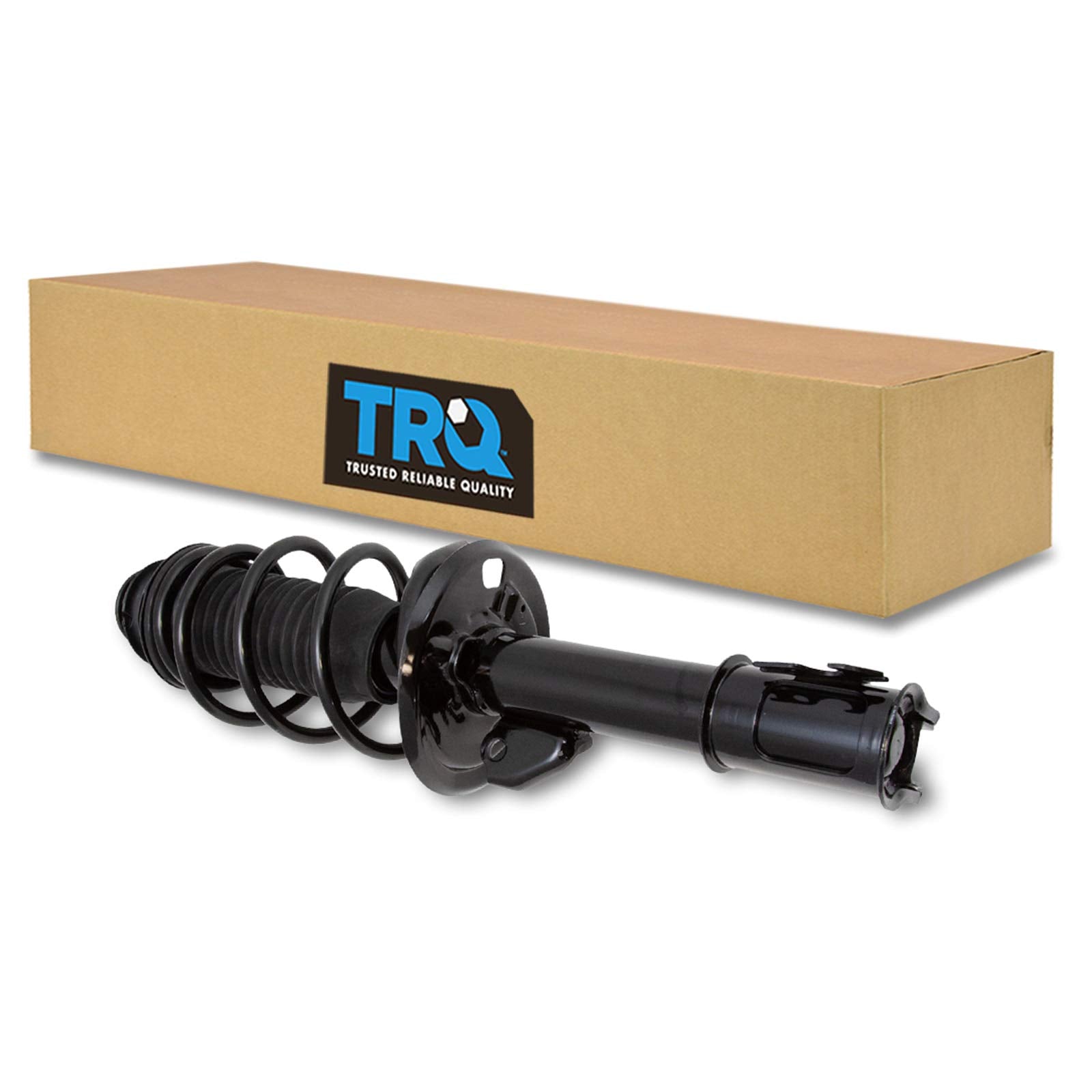 Trq Front Right Complete Strut & Coil Spring Assembly Passenger Side Compatible With 2012-2015 Toyota Yaris
