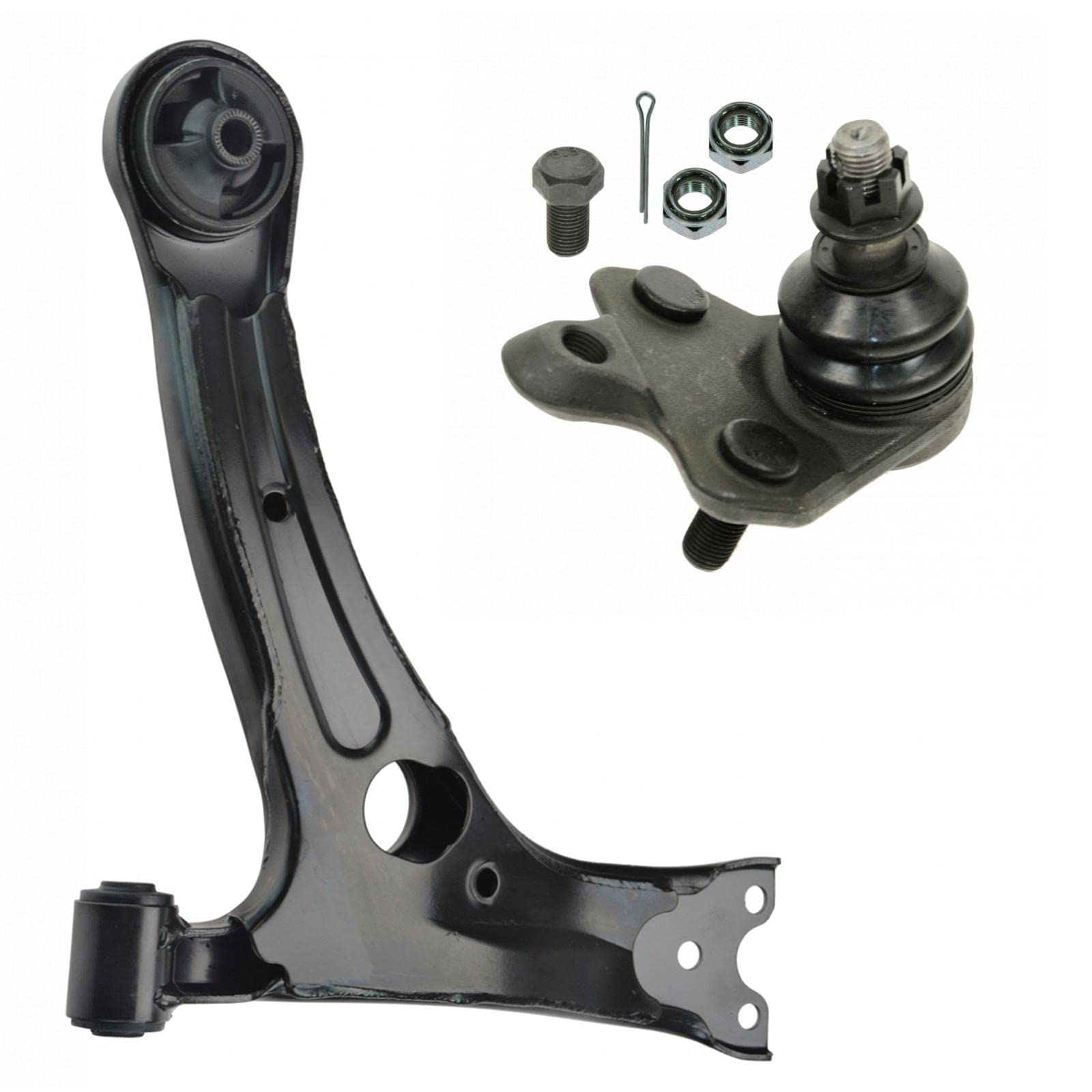 Trq Front Right Lower Control Arm With Ball Joint Passenger Side Compatible With 2003-2008 Pontiac Vibe 2009-2013 Toyota Corolla