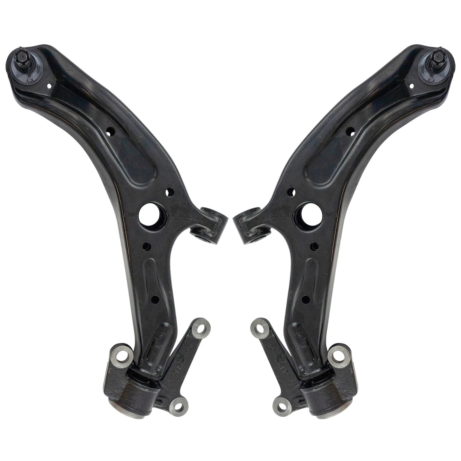 Trq Front Lower Control Arm With Ball Joint Set Compatible With 2007-2008 Honda Fit