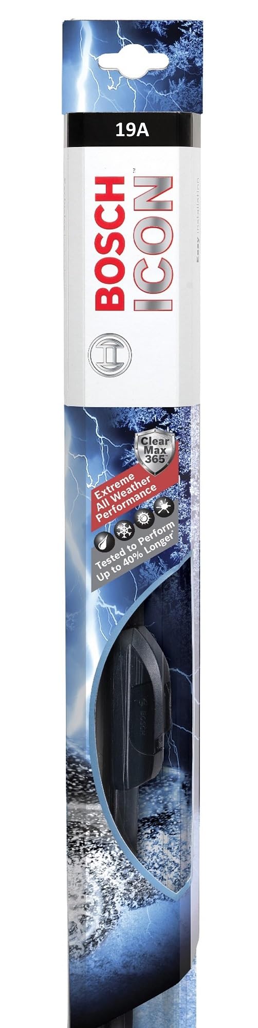 Bosch 19A Icon Premium Beam Wiper Blade; 19'' - Single