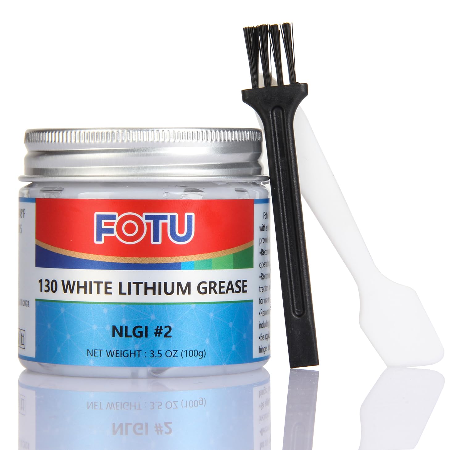 Fotu White Lithium Grease - High Performance Lubricant For All Your Mechanical Needs - 100% Pure & Long - Lasting - Ideal For Be