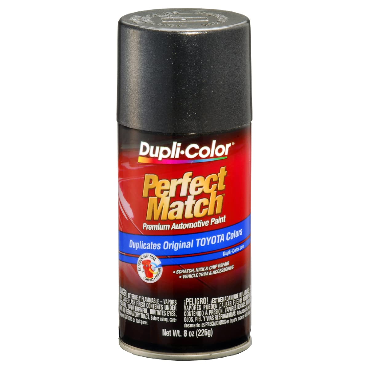 Dupli-Color EBTY16007 Perfect Match Automotive Spray Paint - Toyota Graphite Gray Pearl, 1C6 - 8 oz. Aerosol Can