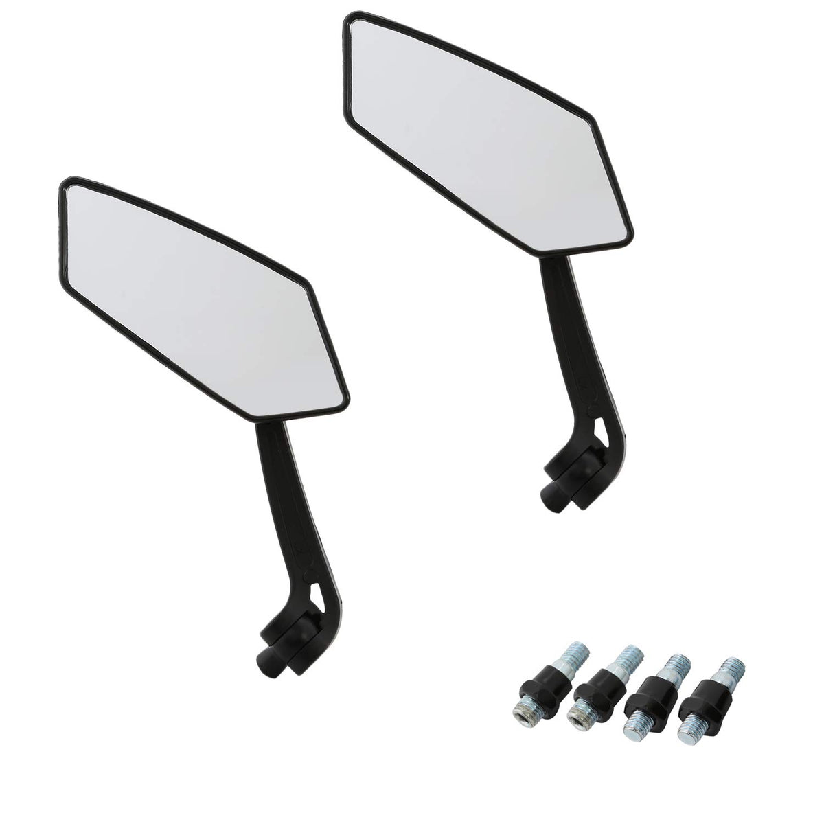 Osan Custom Universal Motorcycle Rearview Side Mirrors For Sports Bike Choppers Cruiser