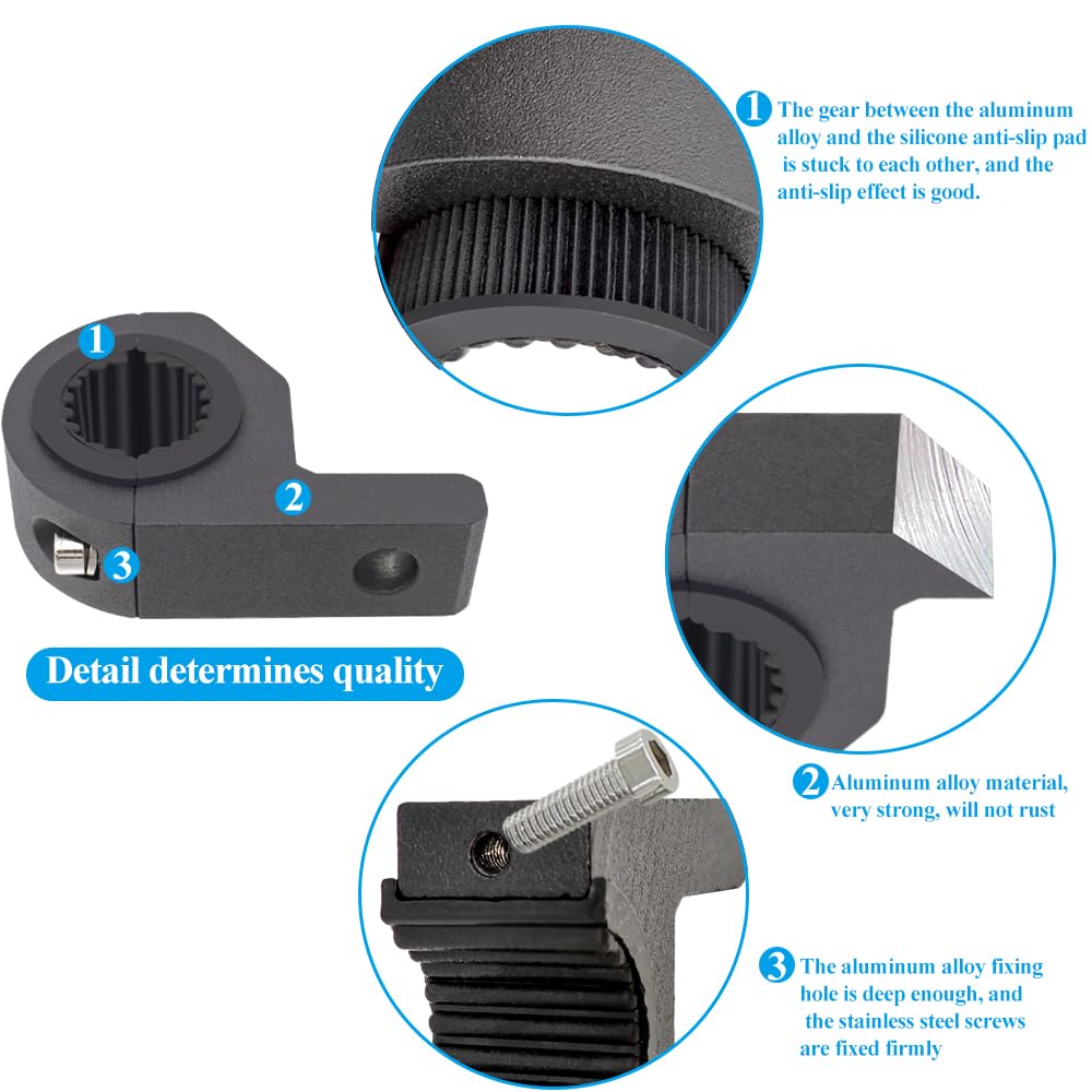 Motorcycle Aluminum Mounting Bracket Kit Tube Clamp 2Pcs 0.75'' 1'' 1.25'' Bullbar Roof Rack Roll Cage Horizontal Bar Clamp Moun