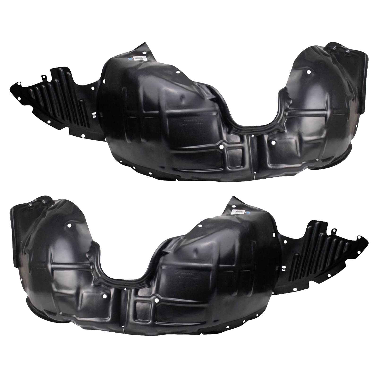 Trq Front Inner Fender Liner Set Compatible With 2014-2020 Chevrolet Impala Gm1248238 Gm1249238