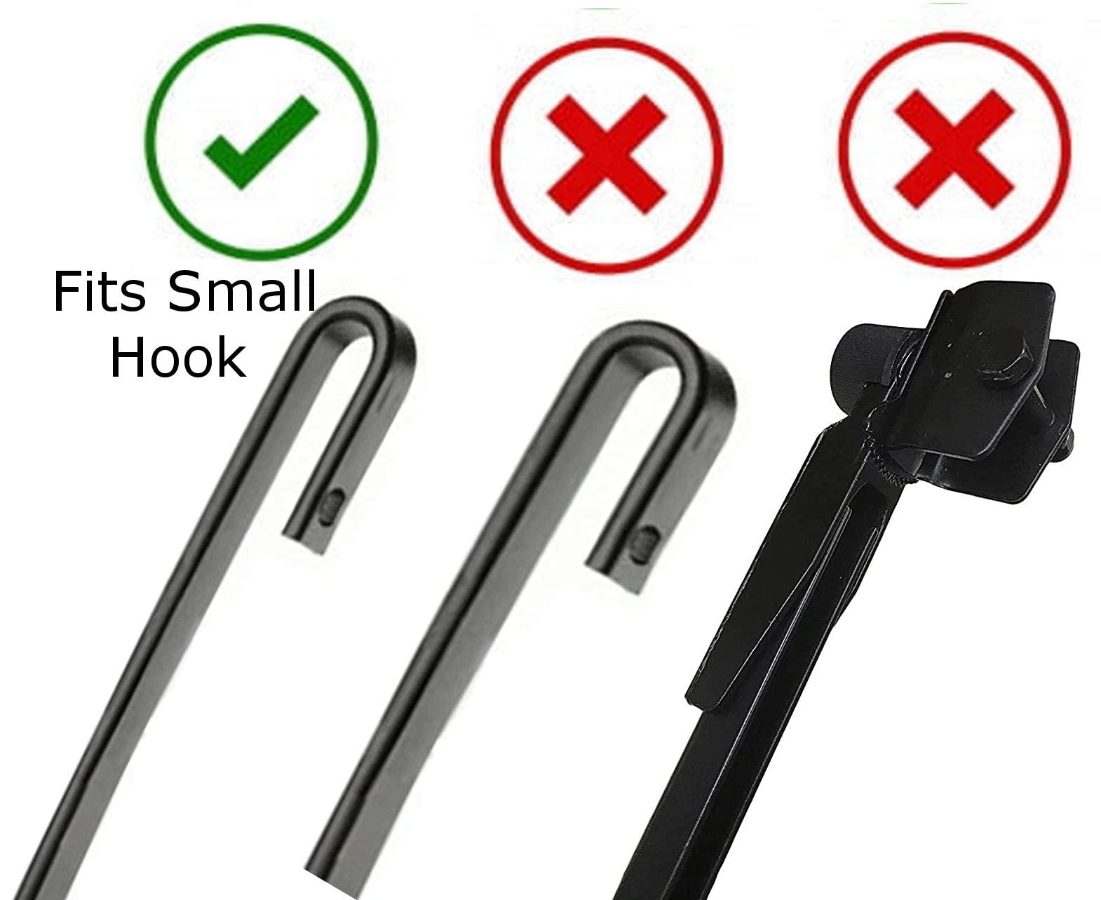 Renew Rw32Hkb9 32 Inch Rv And Motorhome Wiper Blade Pair (Set Of 2) For Small 9X3 Hook And Works Like 18-320