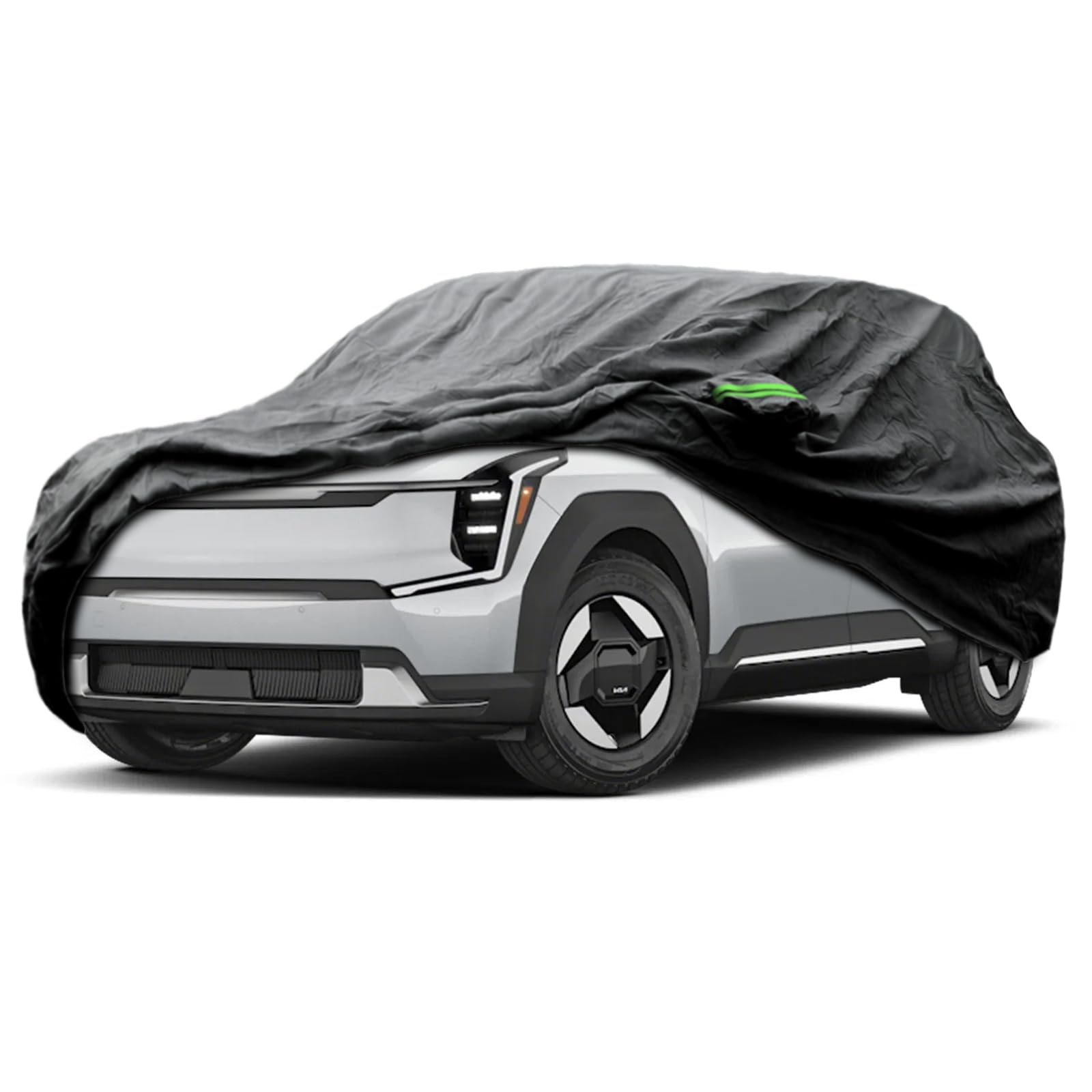 Proadsy 2025 Upgrade Car Cover Custom Fit For 2024 2025 Kia Ev9, Waterproof All Weather For Automobiles, Full Exterior Cover Rai