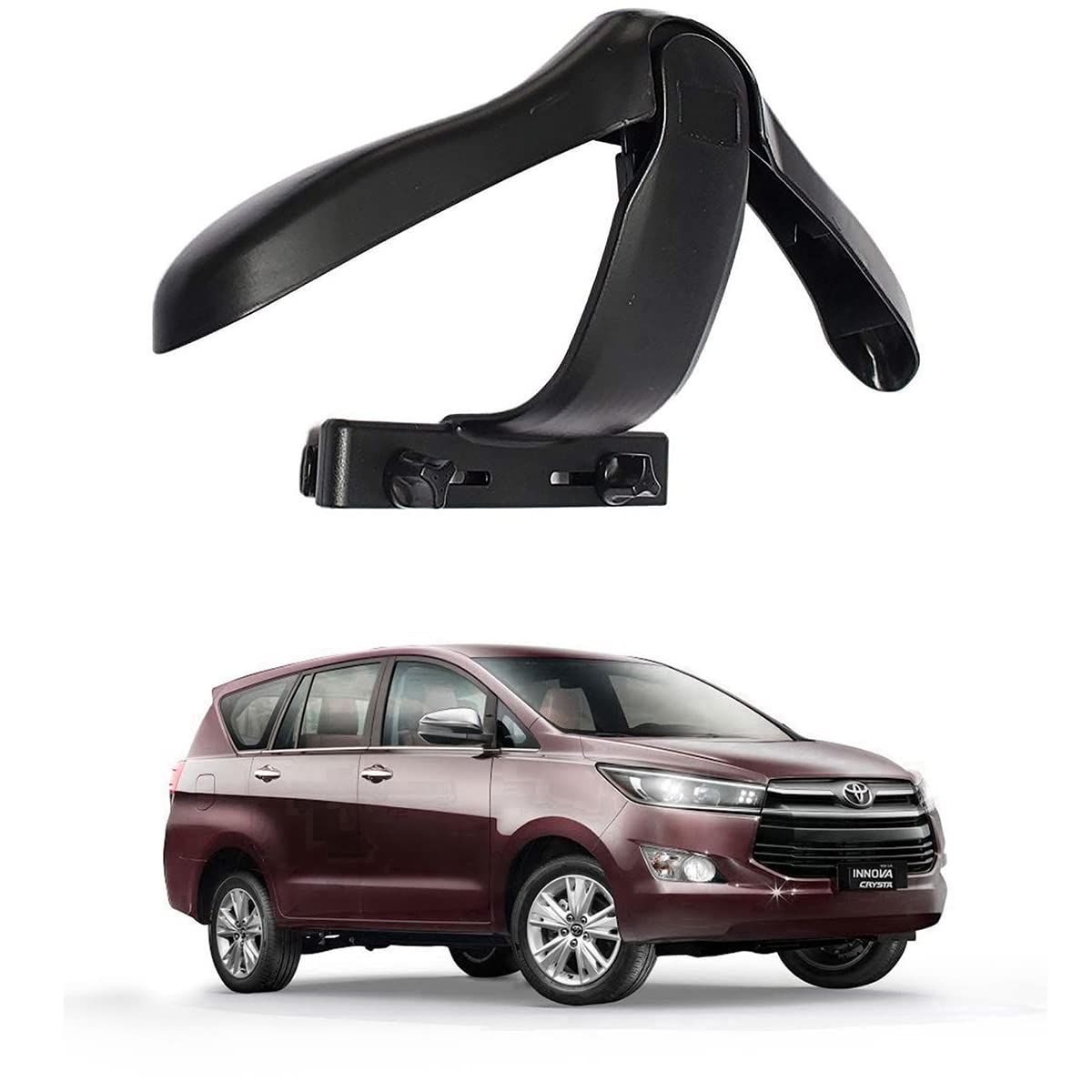 Oshotto CH04 Detachable Headrest Car Coat Hanger Back Seat Clothes Holder for Suit Coats Blazer Jackets Compatible with Toyota 