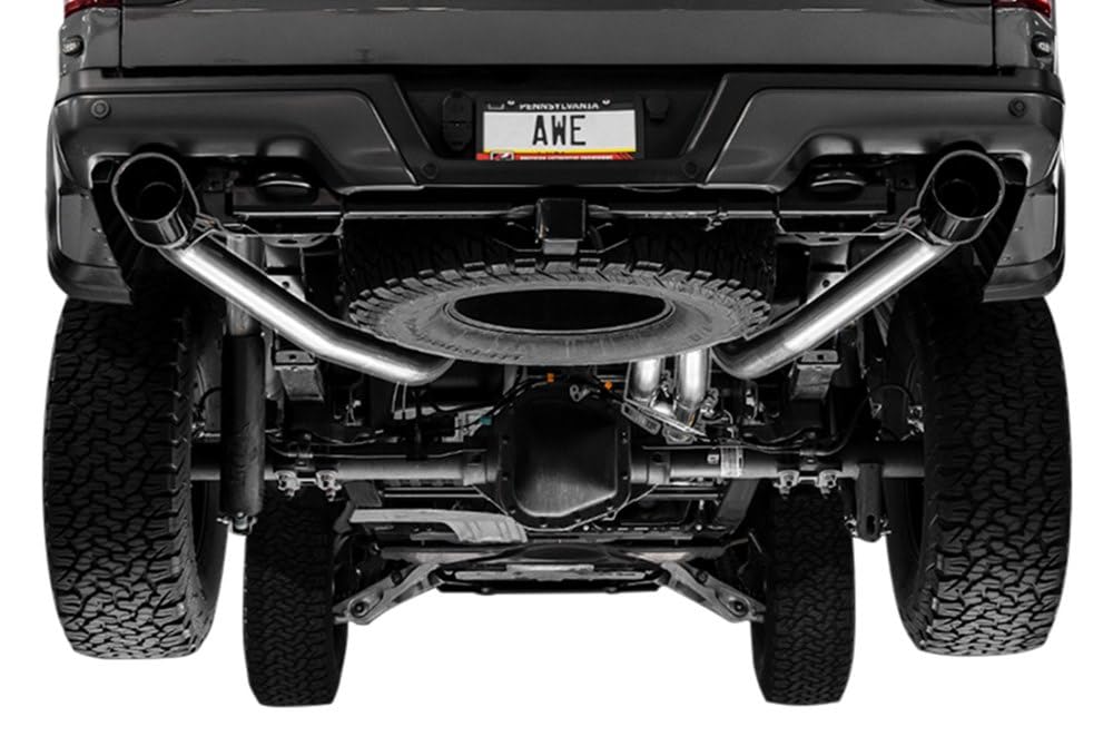 Awe Tuning 2017+ Ford Raptor 0 Fg Performance Exhaust System - W/Diamond Black Tips - 3015-33106