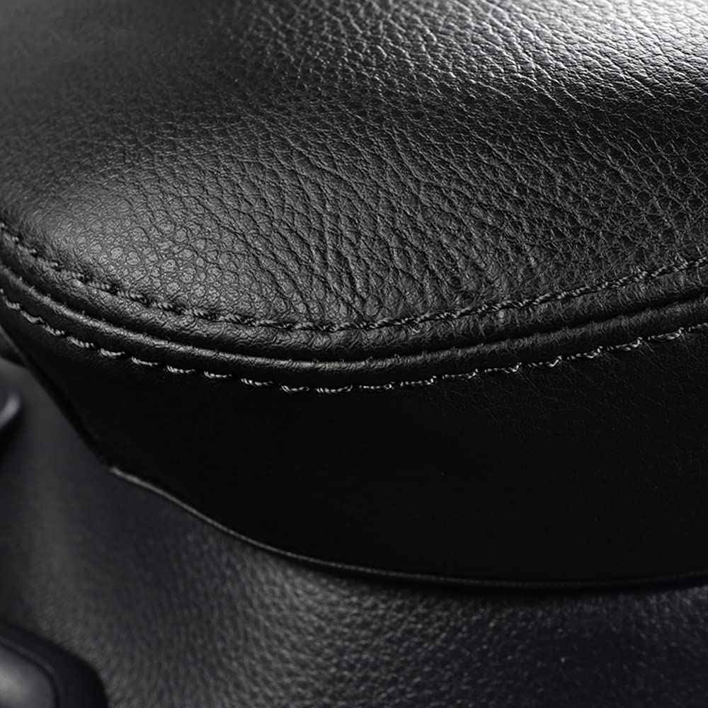 Auprite Center Console Armrest Cover For Toyota Rav4 2019-2023 2024, Auto Armrest Protector Organizer Pad For Rav4 Interior Accessories (Black With Black Stitches)