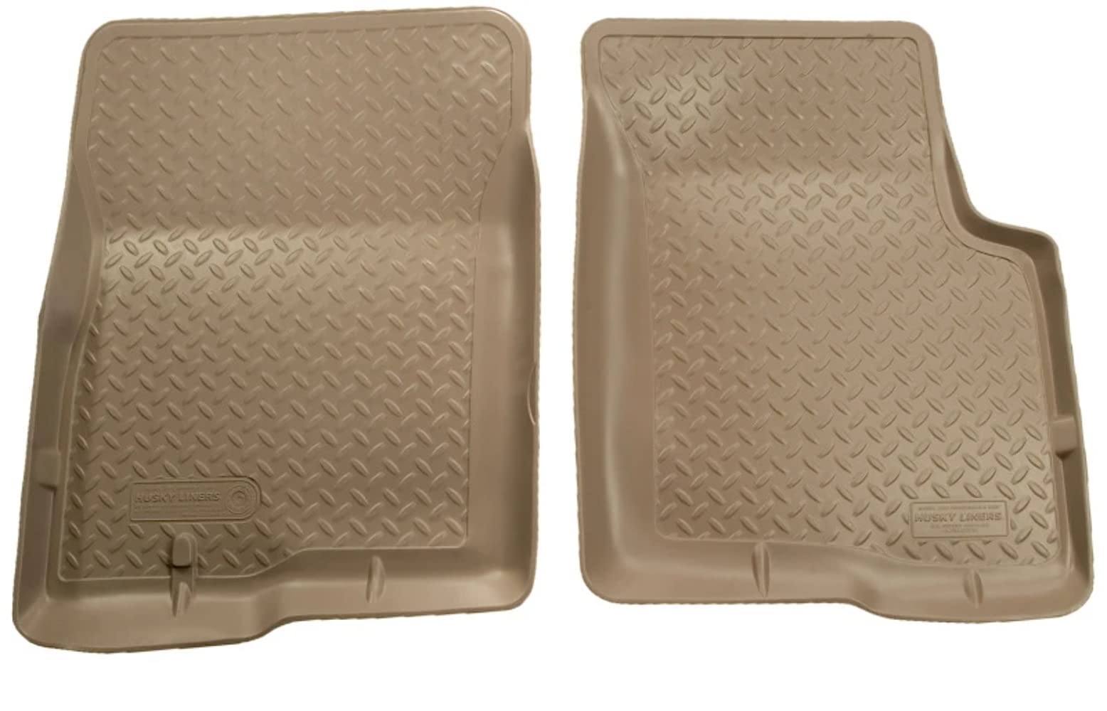 Husky Liners Classic Style Series | 1995-2004 Toyota Tacoma Access Cab/Standard Cab | Front Floor Liners, Tan | 35113