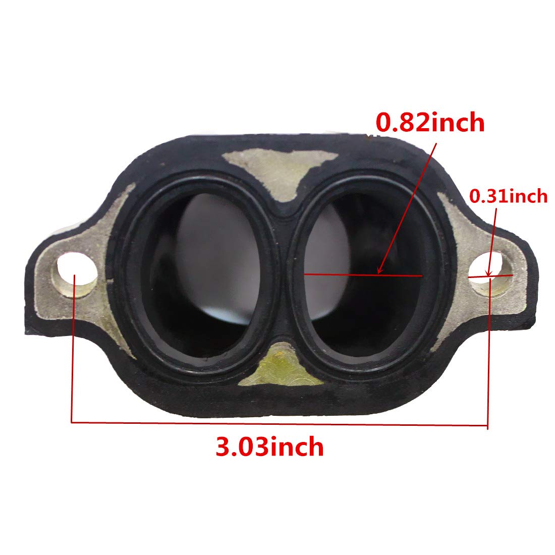 Pedro A Bailey 1253527 Intake Manifold Boot for ATV UTV Polaris Ranger Sportsman 700 2004-2009 Throttle Body Adapter Polaris 125