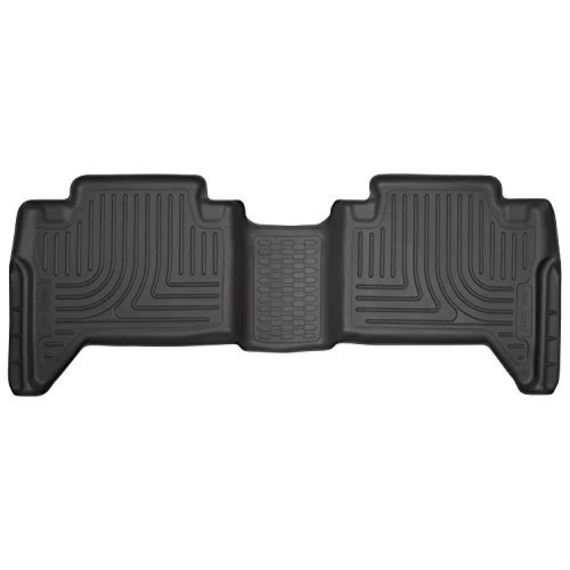 Husky Liners Weatherbeater Floor Mats | Fits 2016-2023 Toyota Tacoma, Double Cab | 2Nd Row, 1-Pc Black - 14951