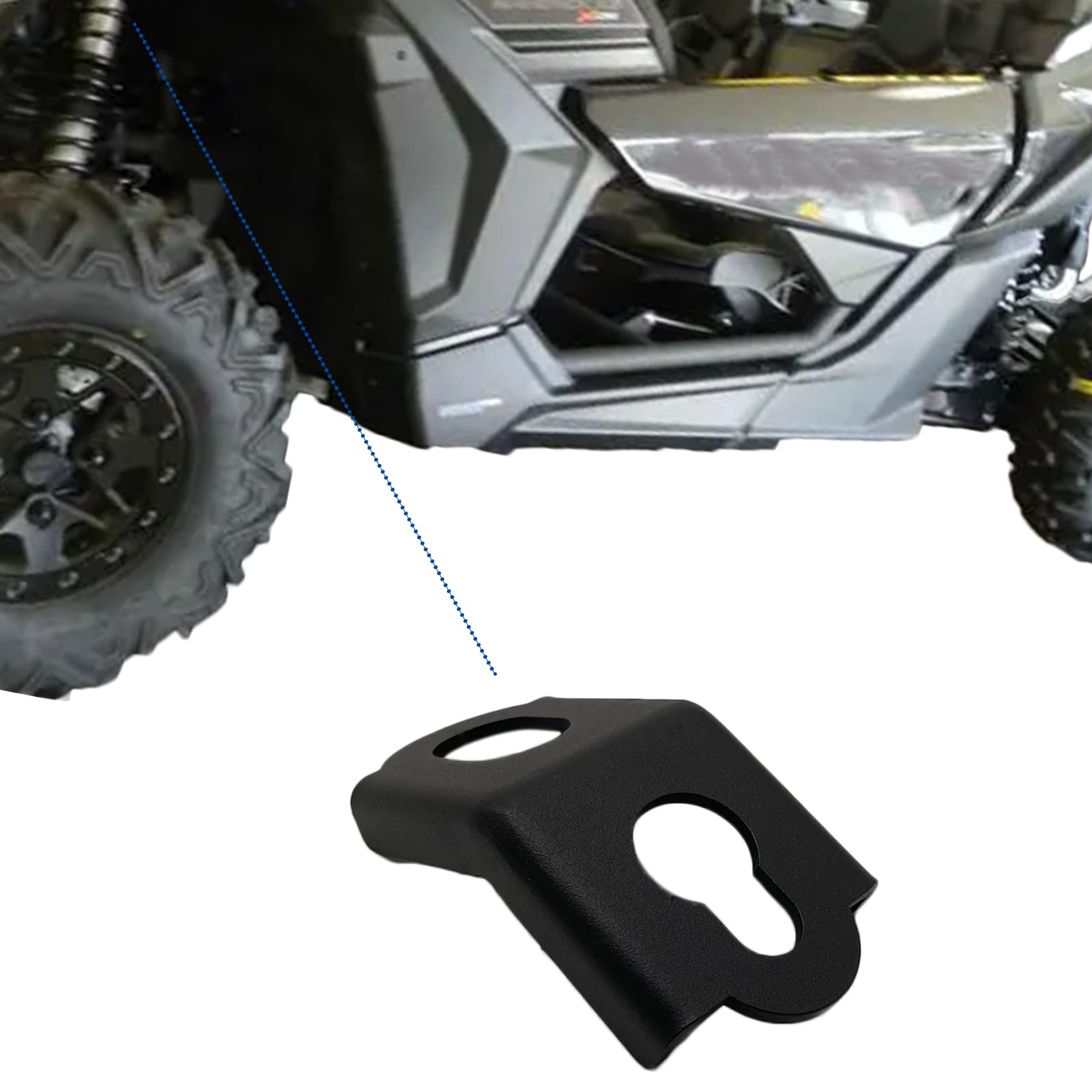Fudatong Tie Down Brackets Hooks Accessories Compatible With Can Am Maverick Max X3, Maverick X3 2017 2018 2019 2020 2021 2022 4
