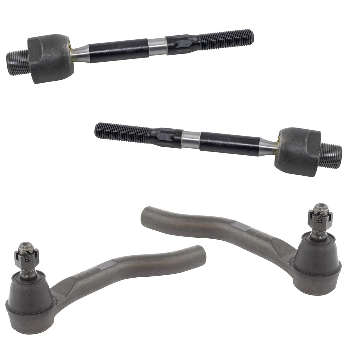 Trq Front Tie Rod Set Compatible With 2015-2017 Acura Tlx 2013-2017 Honda Accord
