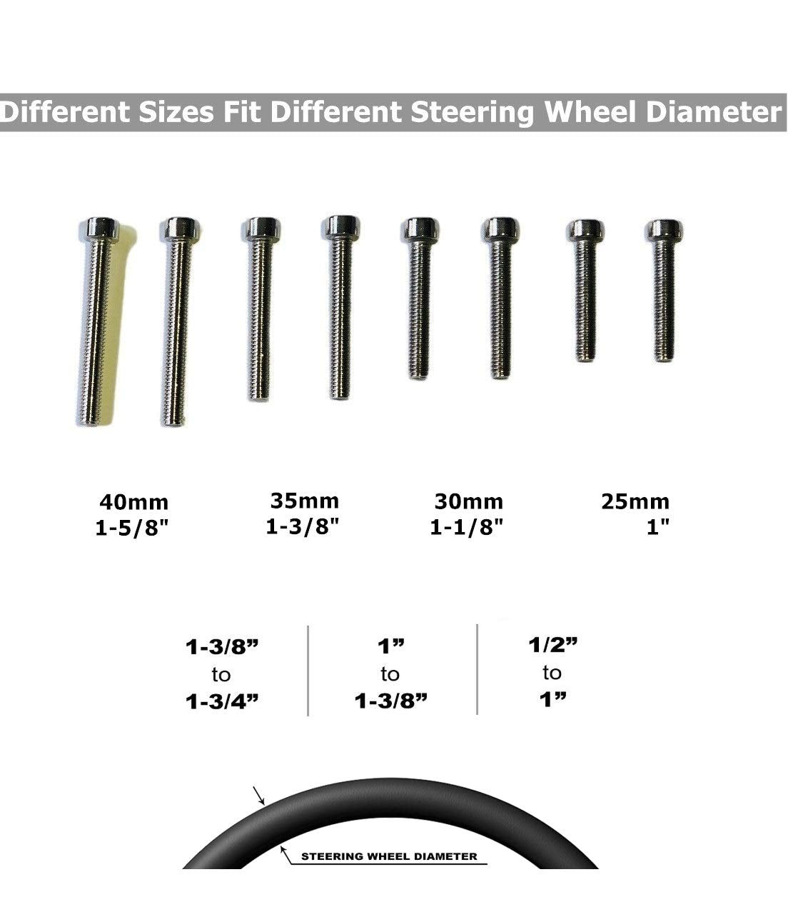 1 Set Universal Deluxe Steering Wheel Spinner Knob Replace Ty26583 Fit For John Deere Tractors Lawn Mowers Forklifts Car Truck Boat