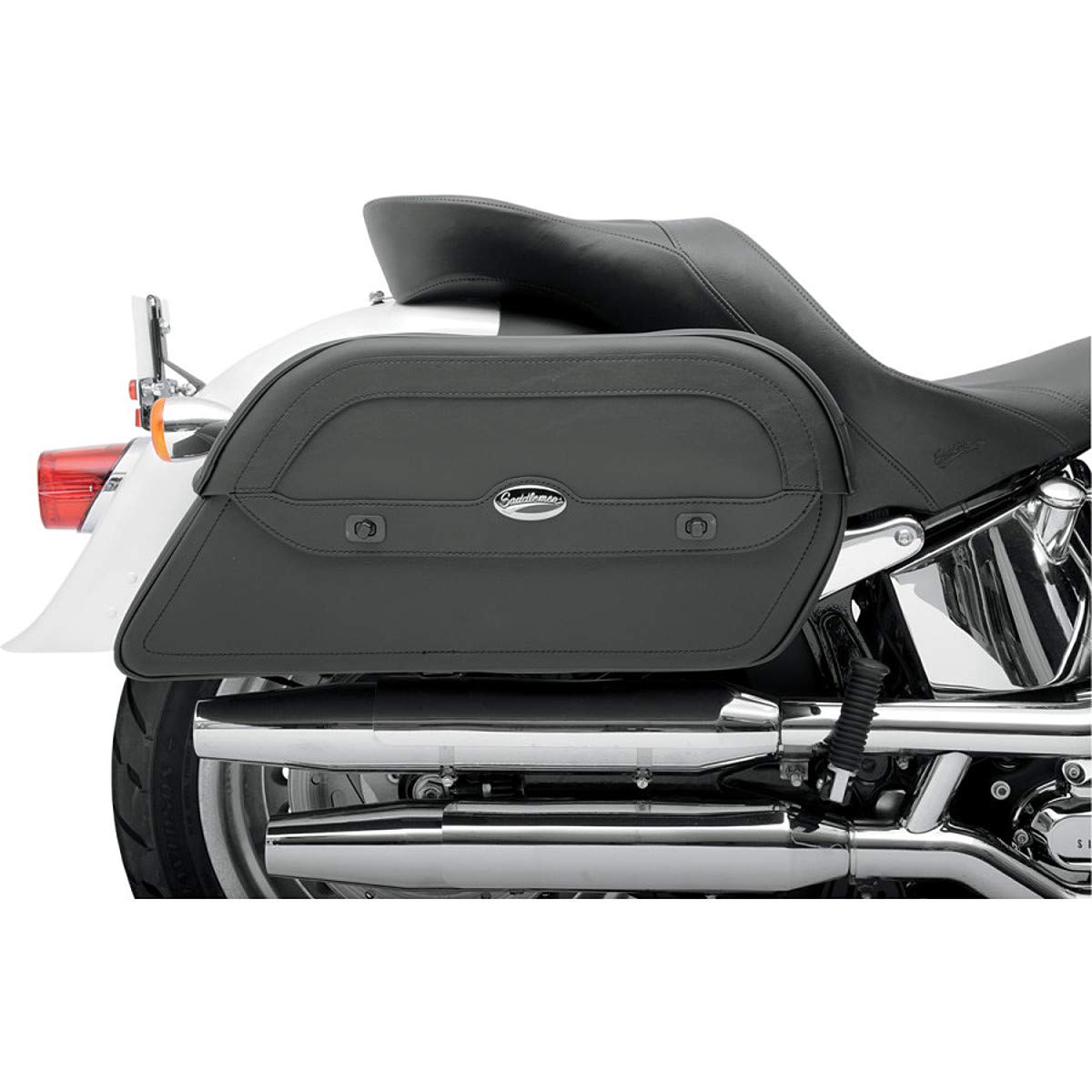 Saddlemen 3501-0309 Extra Jumbo Slant Saddlebag , Black