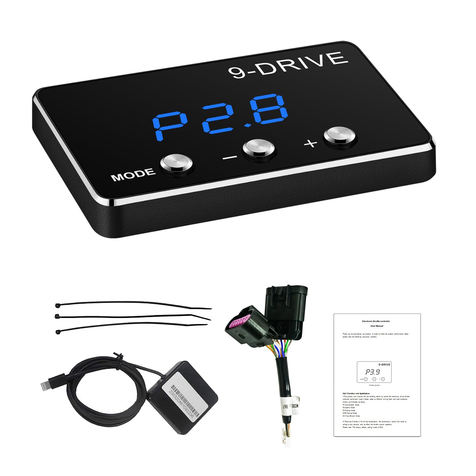 Throttle Response Controller 9 Drive Modes Smart Electronic Racing Accelerator Compatible With Chevy Silverado, Suburban, Tahoe,