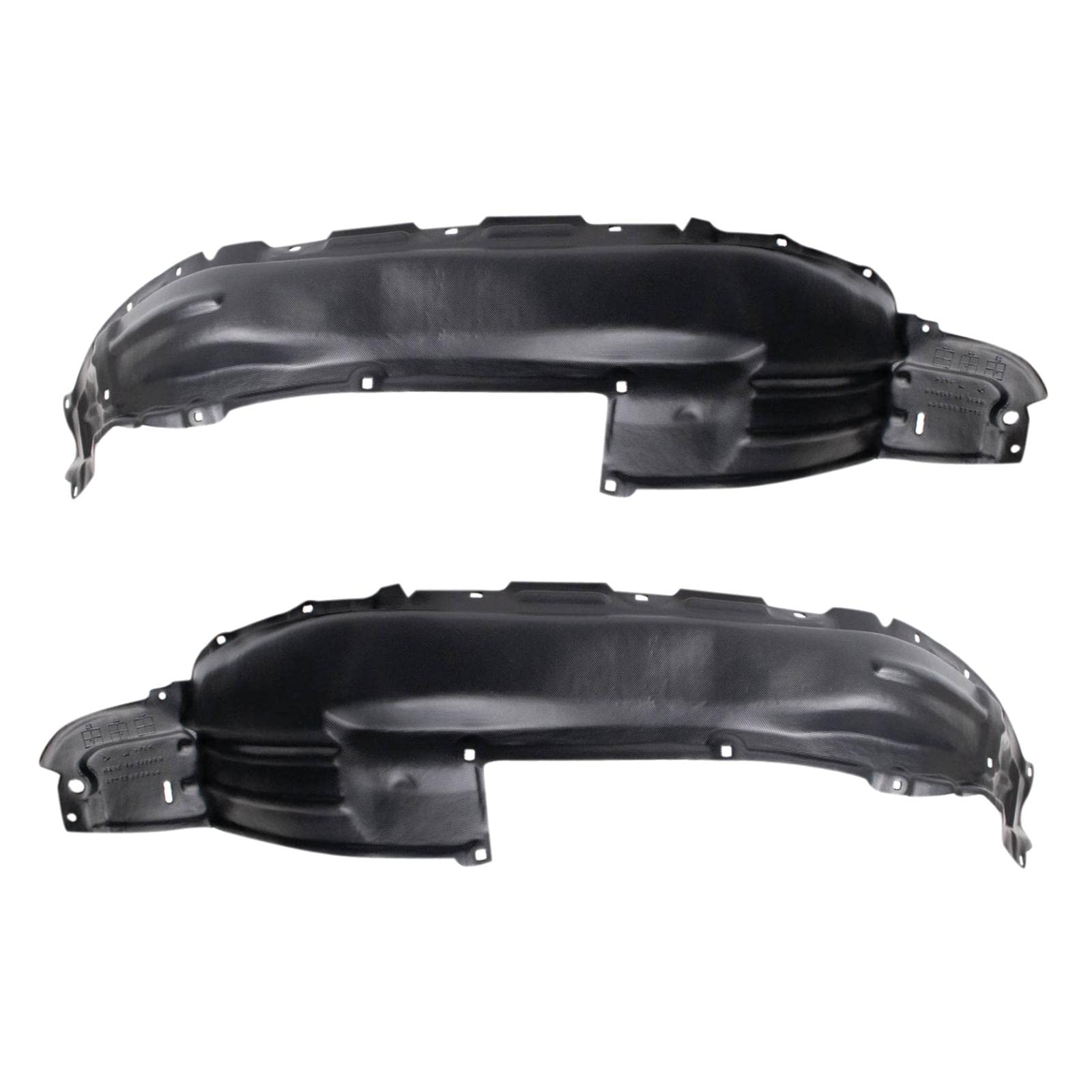 Trq Front Inner Fender Liner Set Compatible With 2010-2013 Toyota 4Runner To1248159 To1249159