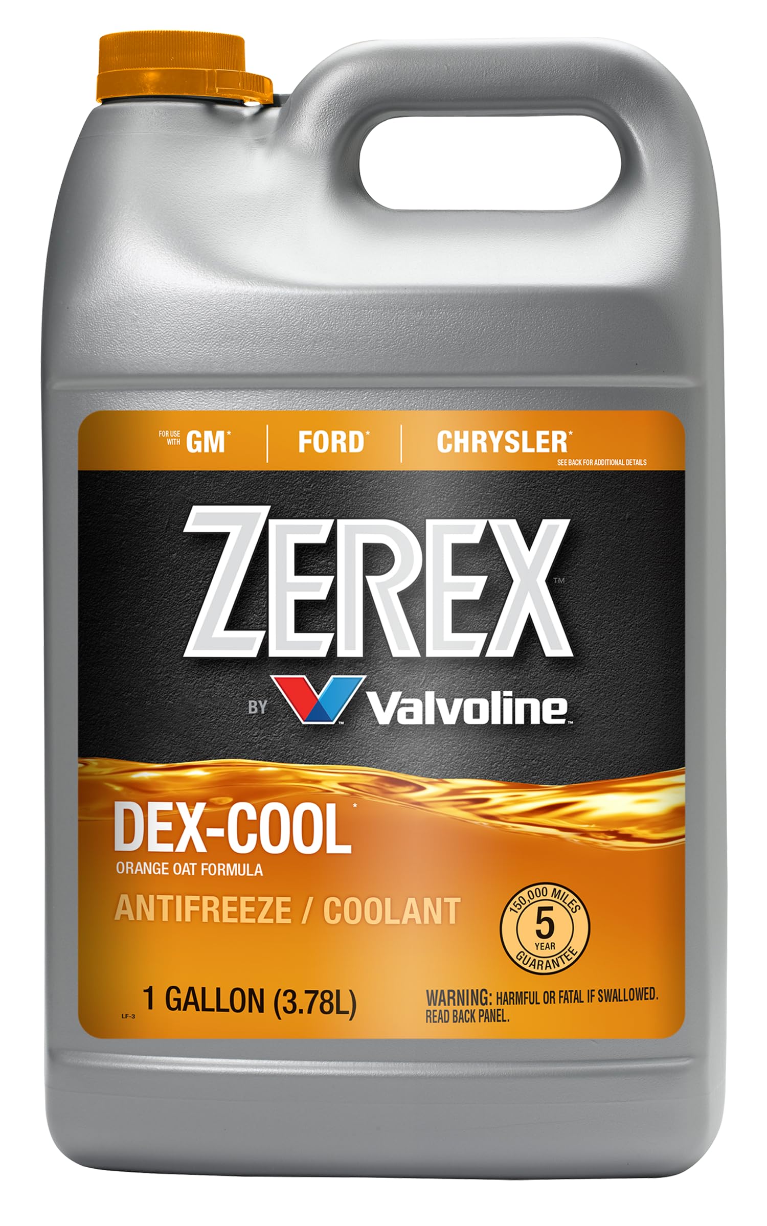 Zerex Valvoline Dex-Cool Organic Acid Technology Concentrate Antifreeze/Coolant 1 Ga