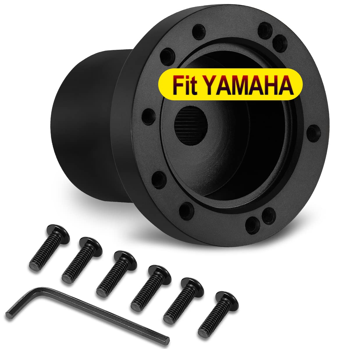 Golf Cart Steering Wheel Adapter For Yamaha 5 Or 6 Holes Steering Wheels (Including Installation Tools)