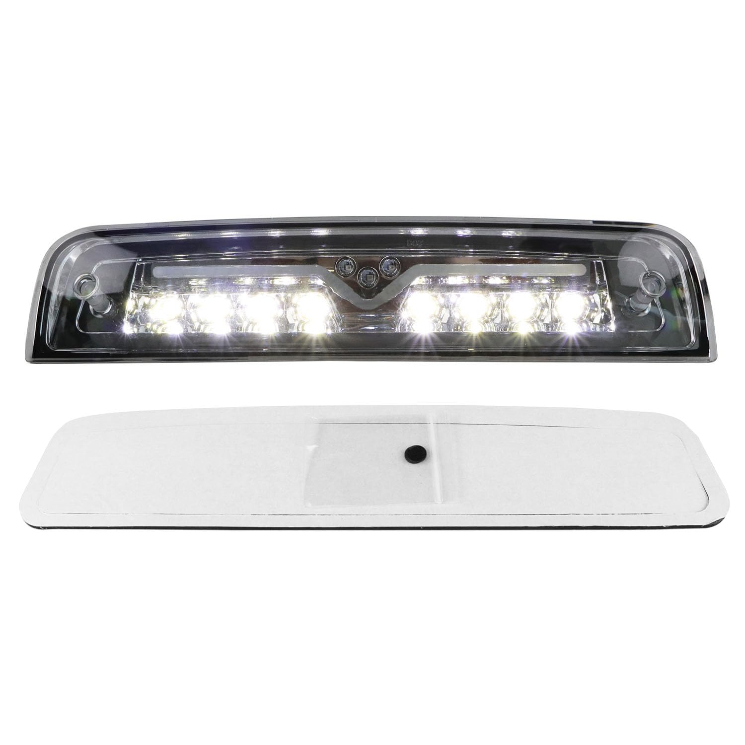 Tresound LED Third Brake Light for 2009-2017 Dodge Ram 1500/2500/3500, Chrome Housing, Clear Lens, High Mount Cargo Lamp