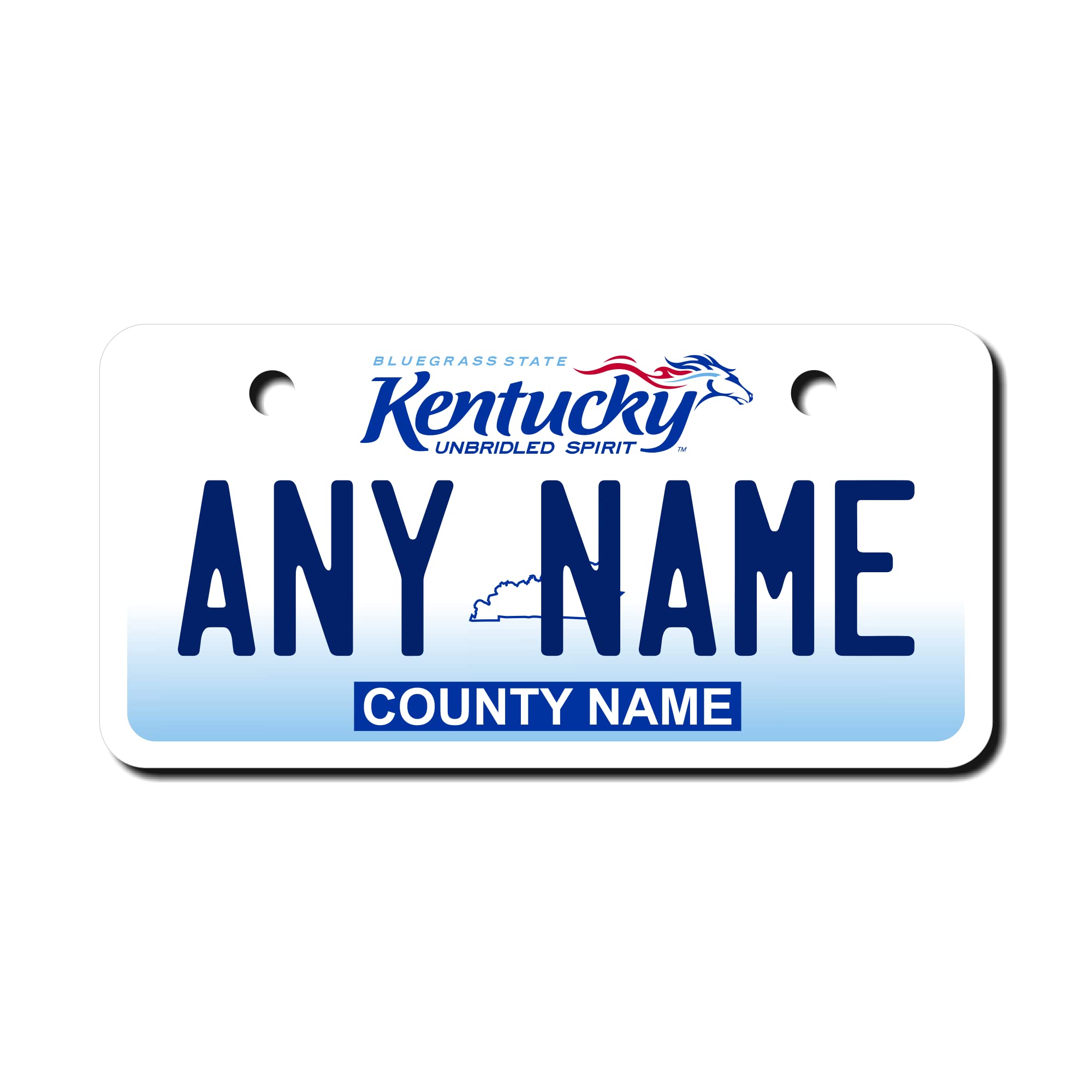 Teamlogo - Personalized Kentucky License Plate - Custom Aluminum Name, Text, Or Number Plate - Customized License Bike Accessori