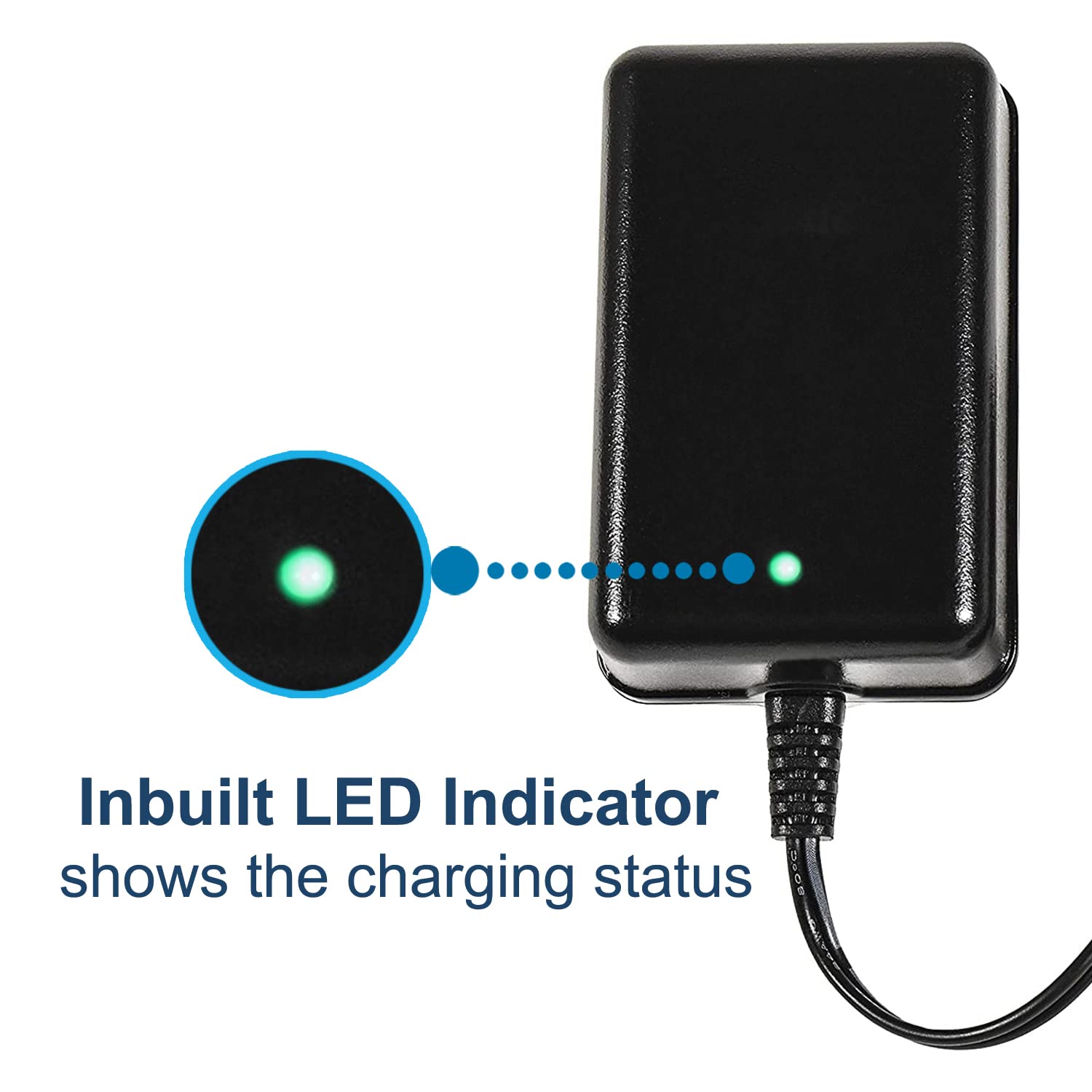 Hqrp Fully Automatic 6V / 12V Sealed Lead Acid Smart Battery Charger Sla Maintainer Compatible With Car Truck Motorcycle, Alligator Clips