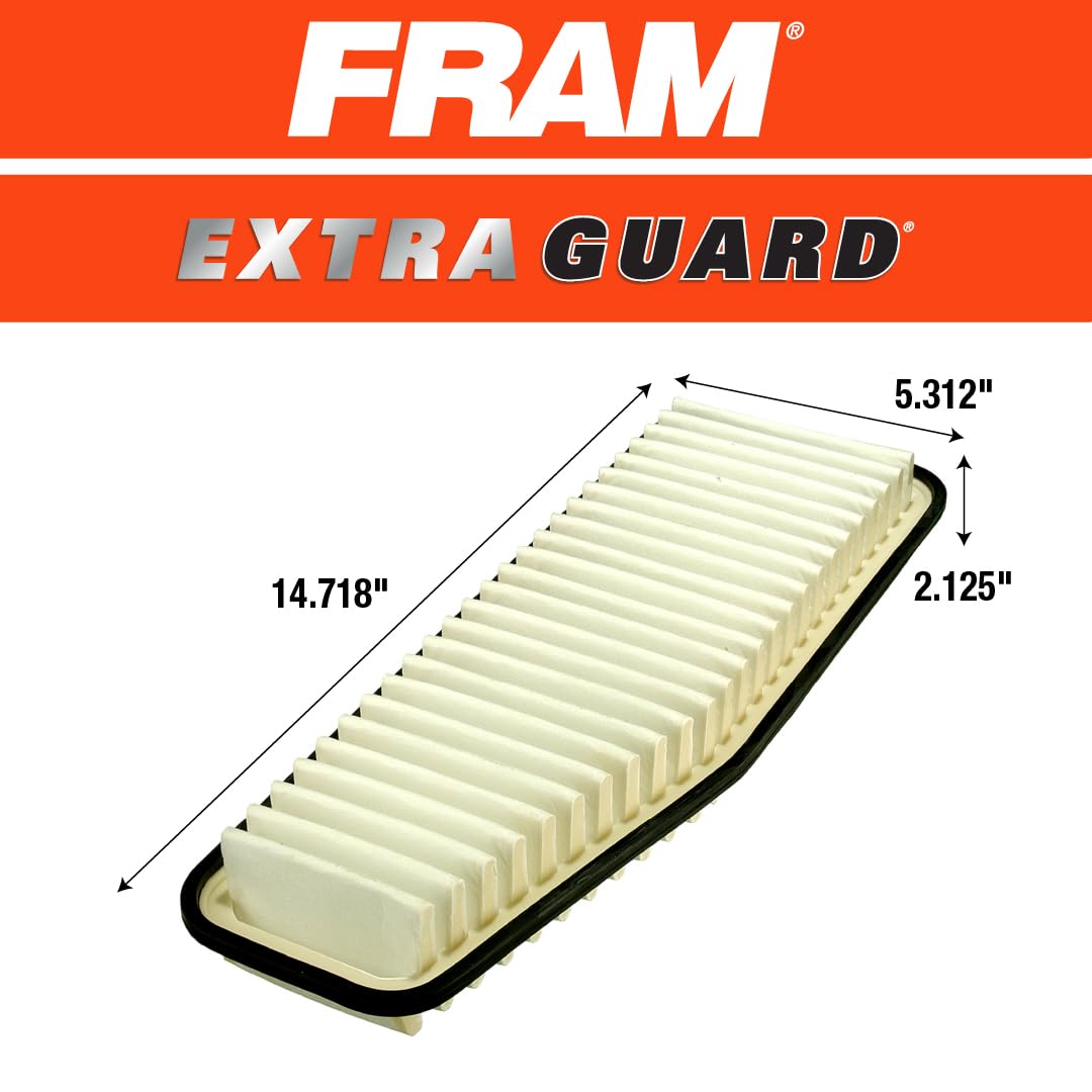 FRAM Extra Guard CA9359 Replacement Engine Air Filter for Select Toyota RAV4 Model, Provides Up to 12 Months or 12,000 Miles Filter Protection