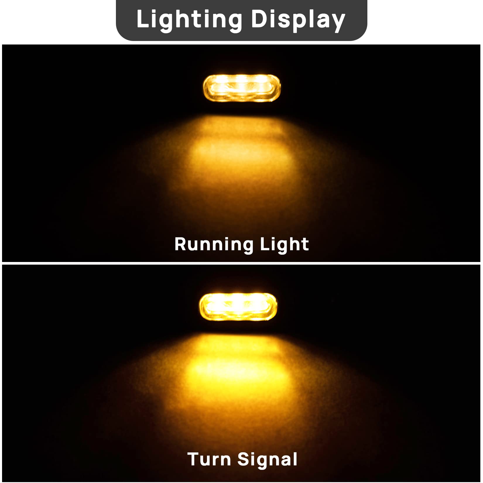 Psler Mini Led Turn Signal Lights Blinkers Small Front Rear Indicators Fit For H-Arley D-Avidson Modified Hopper Bobber Cafe Race Style H-Onda K-Awasaki S-Uzuki T-Riumph Y-Amaha C-Ruiser Street Bike