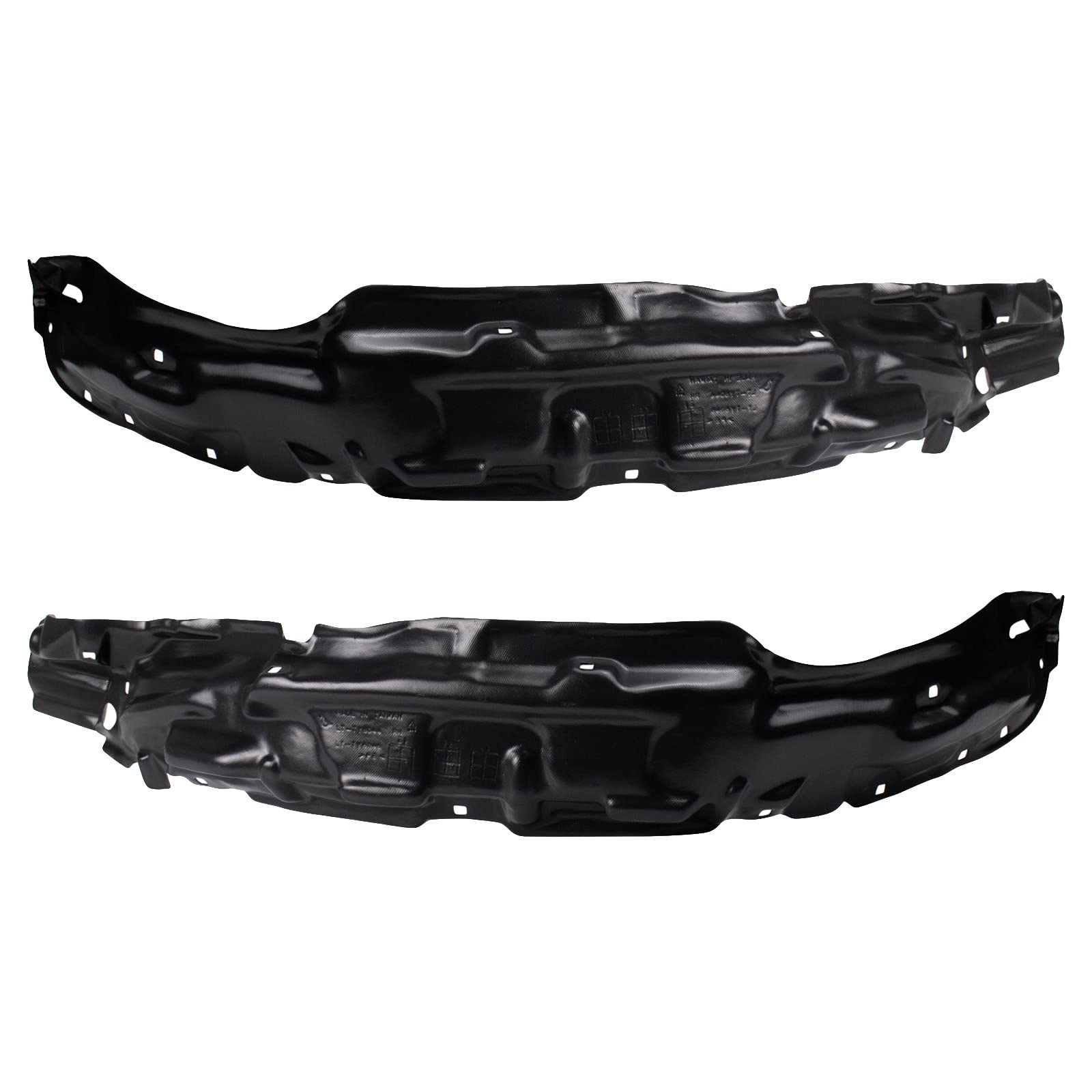 Trq Front Inner Fender Liner Set Compatible With 1999-2002 Toyota 4Runner To1250106 To1251106