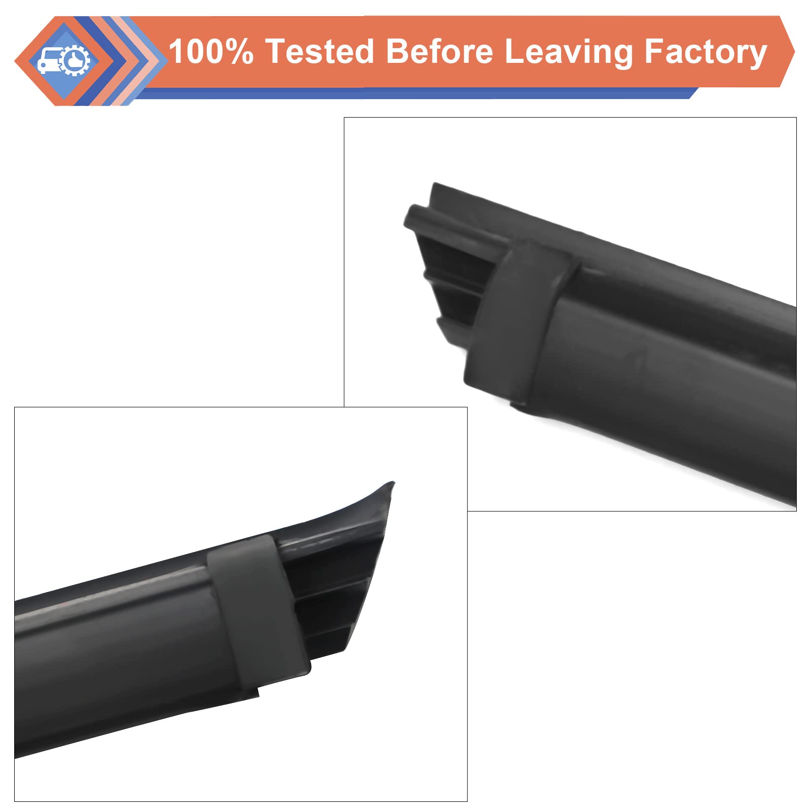 Zonfant Rear Liftgate Tailgate Trunk Back Hatch Car Outer Door Window Glass Belt Molding Weatherstrip Seal Compatible With Toyota Vehicle 2003-2009 4Runner, Replace#68290-35031