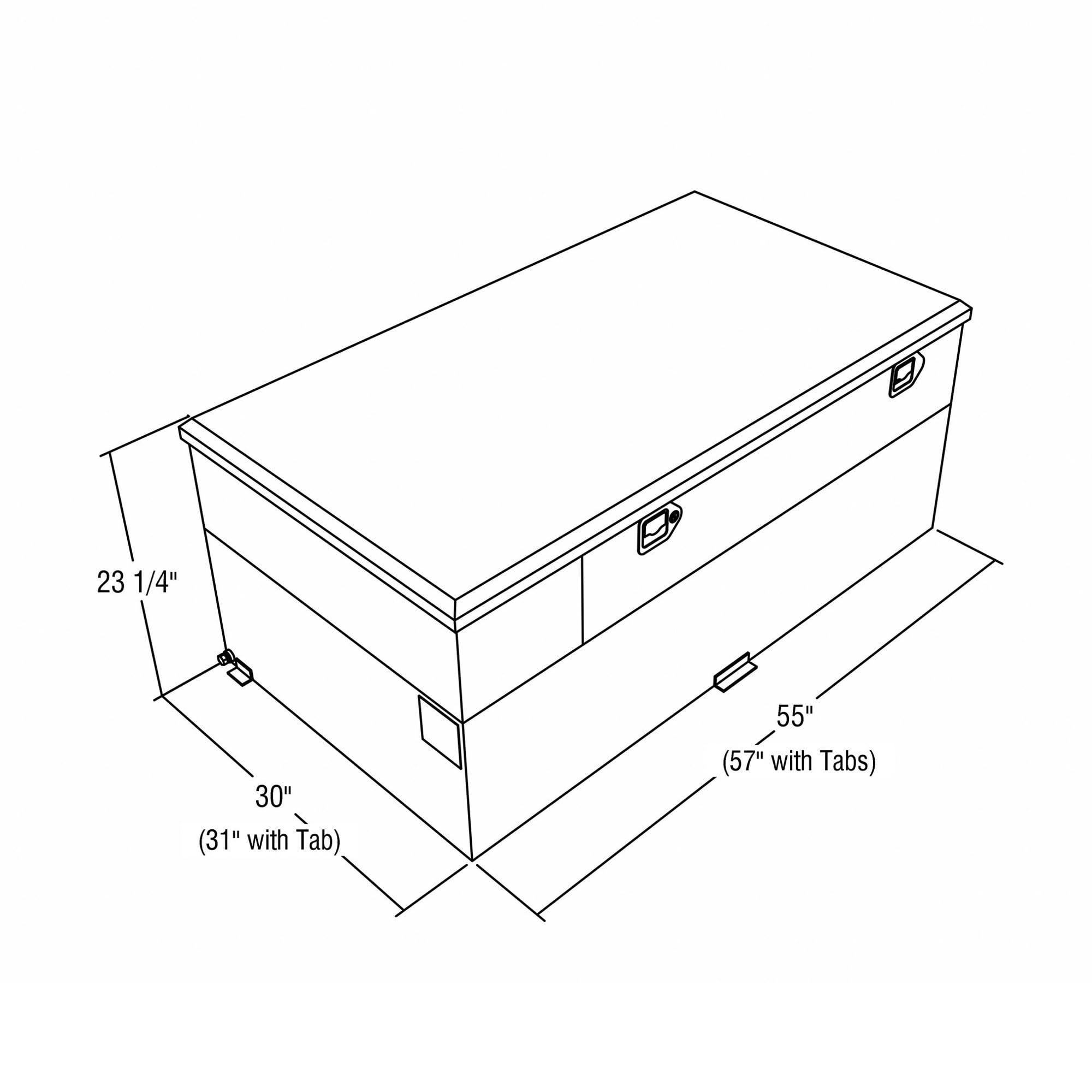 Rds Fuel Transfer/Auxiliary Tank/Toolbox Combo With 15 Gpm Pump - 90-Gal. Capacity, Silver