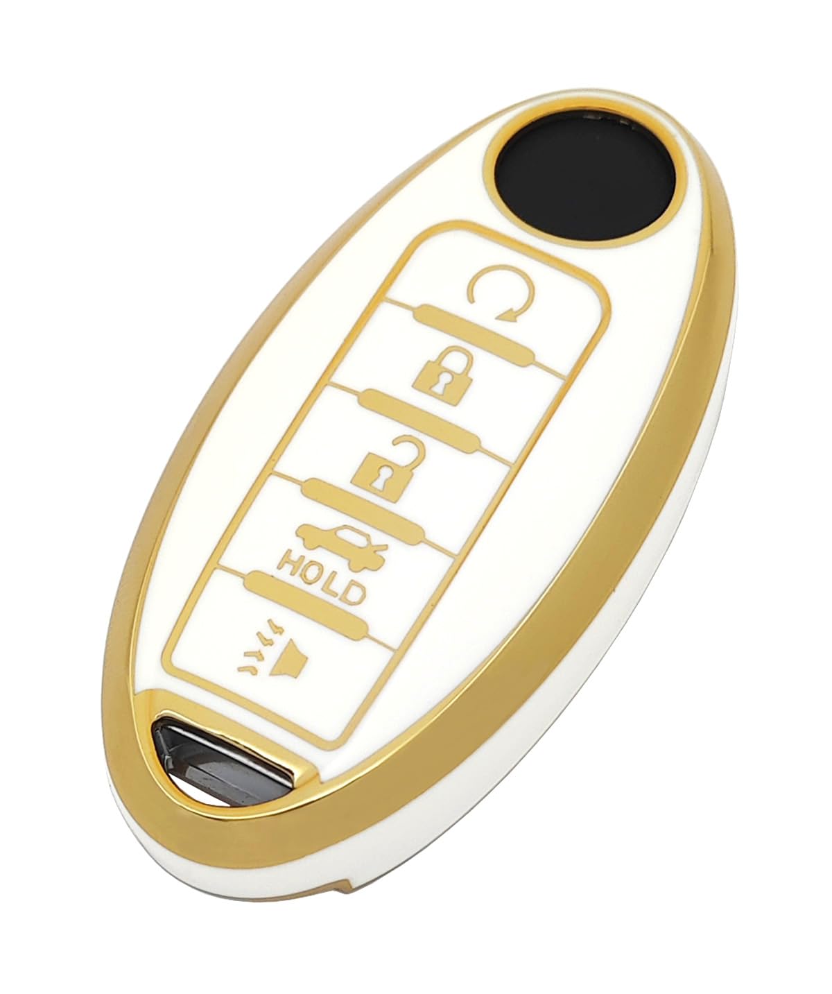 Key Fob Cover For Nissan Altima Accessories 5 Buttons Soft Tpu Smart Key Case With Key Chain For Nissan Maxima Rogue Armada Path