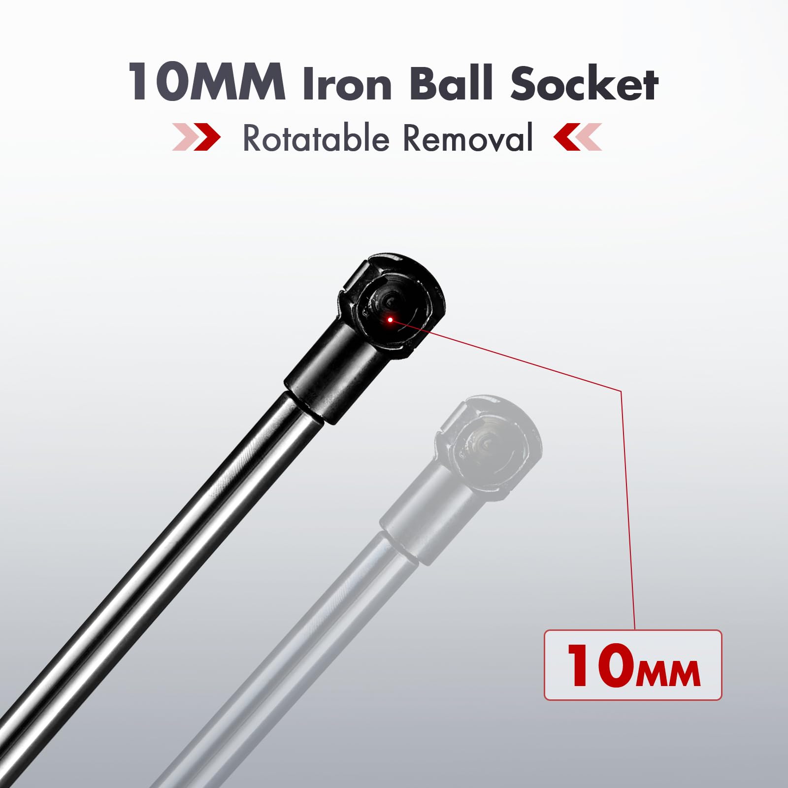 Vepagoo 32 Inch 150Lb/667N Gas Shock Strut Spring Lift Support For Tonneau Cover Truck Pickup Bed Rv Door Replacement Sturt St32