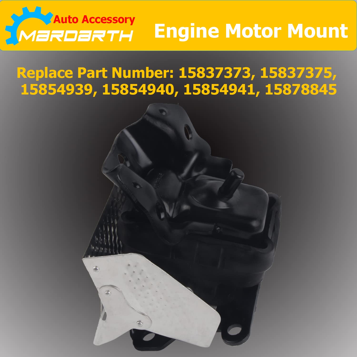 15854941 Engine Motor Mount Compatible With Fits 2007-2014 Tahoe Silverado Suburban Avalanche Sierra Yukon Escalade A5365Hy 15854939, Right Or Left 1Pcs