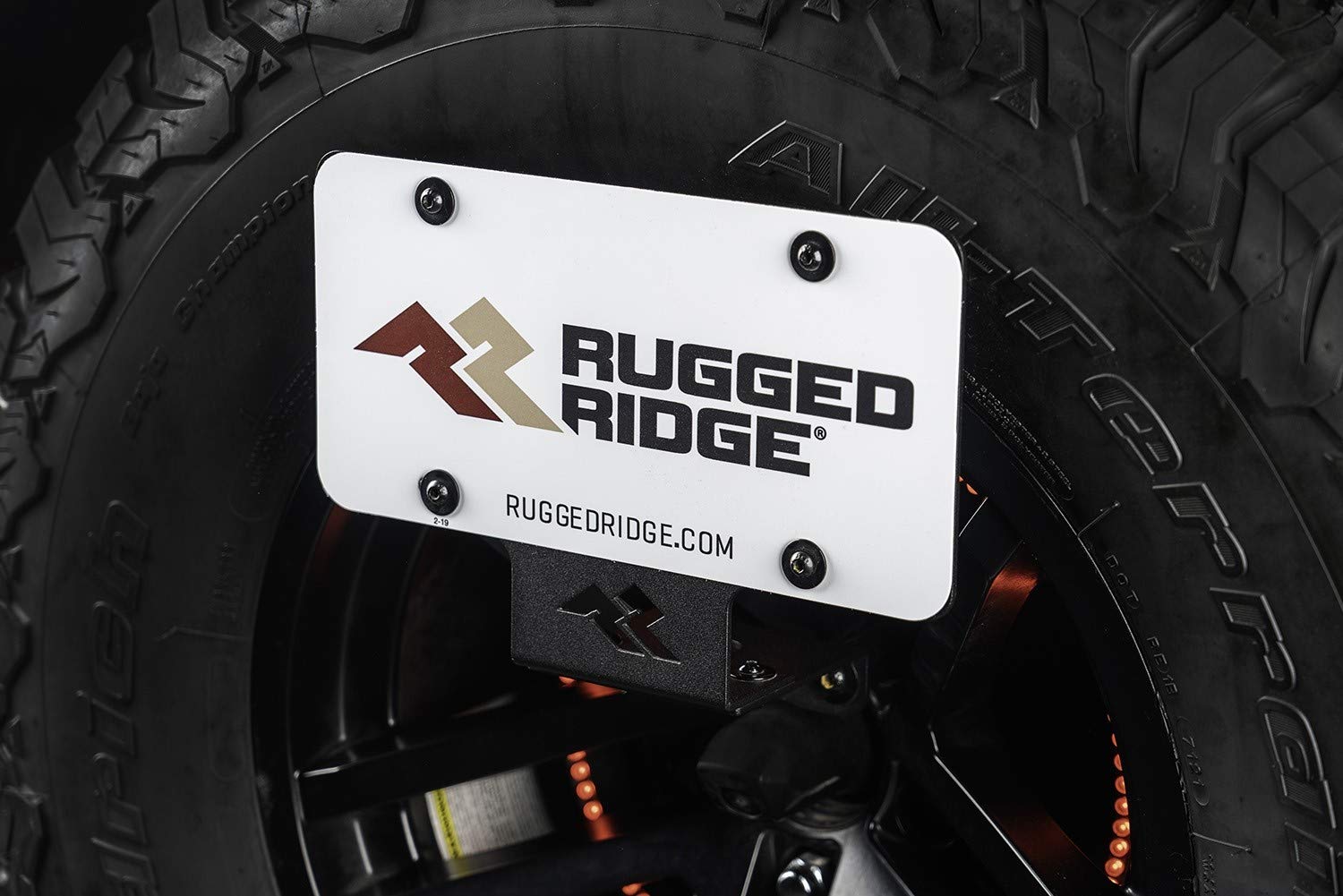 Rugged Ridge 11585.25 Tag Relocation Bracket, Rear, 18-Current Jeep Wrangler Jl