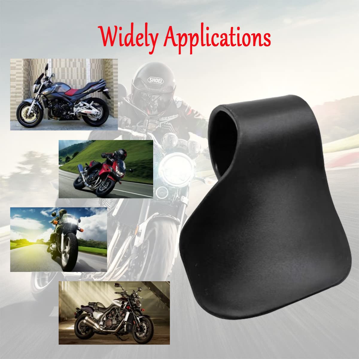 JRangelp Universal Motorcycle Cruise Control 2.5cm/0.98inch Motorcycle Throttle Holder Cruise Assist Hand Rest Grips Handlebar O