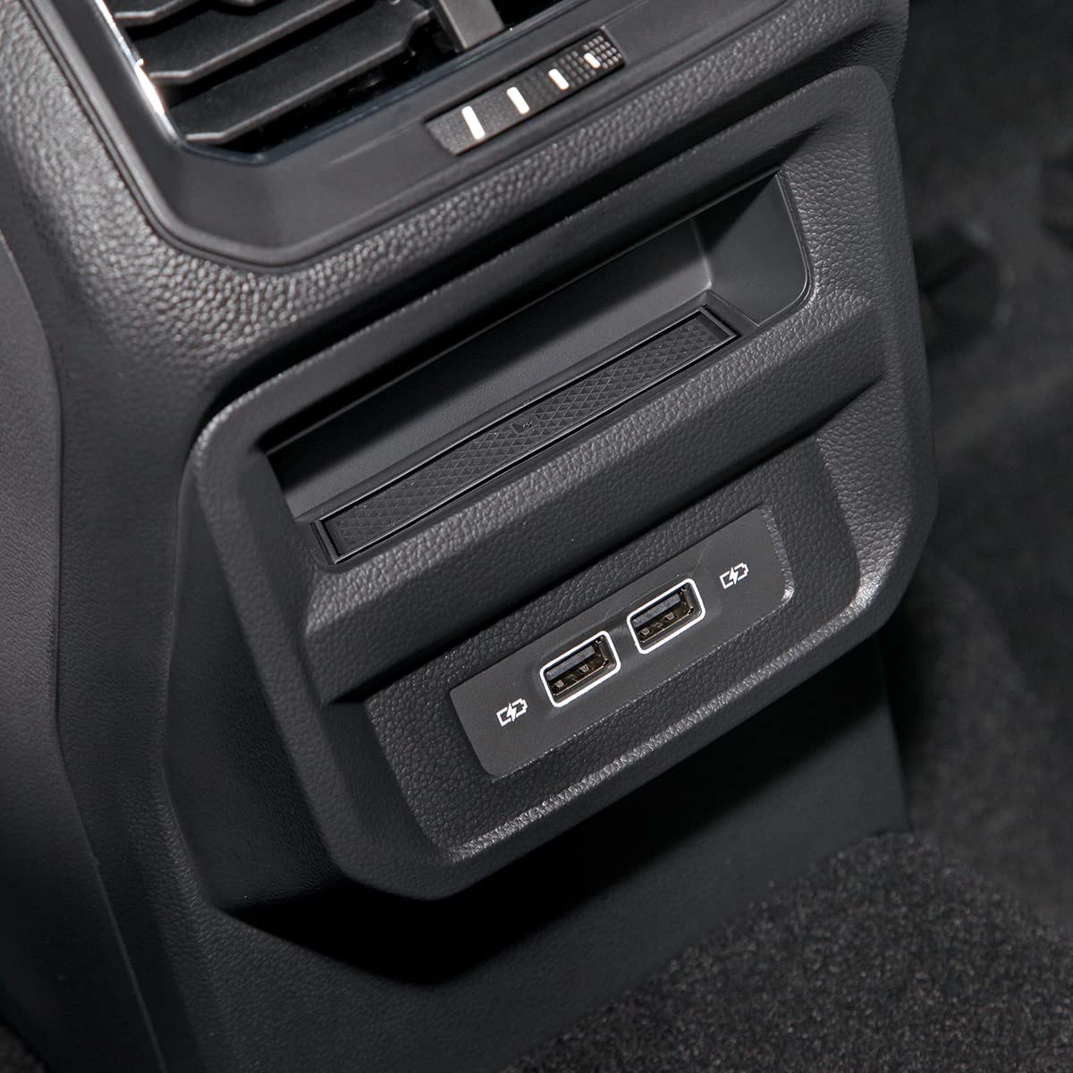 Auovo Anti Dust Cup Holder Insert Liners For Volkswagen Vw Taos Accessories 2024 2023 2022 Custom Fit Interior Mats 5Pcs (Black)