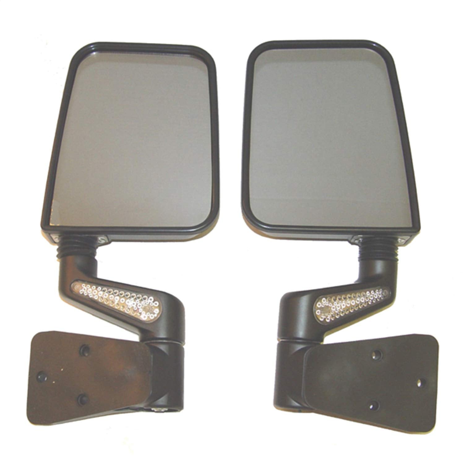 Rugged Ridge | Door Mirror Kit, Led Turn Signals, Heated, Black | 11015.20 | Fits 1987-2002 Jeep Wrangler Yj/Tj