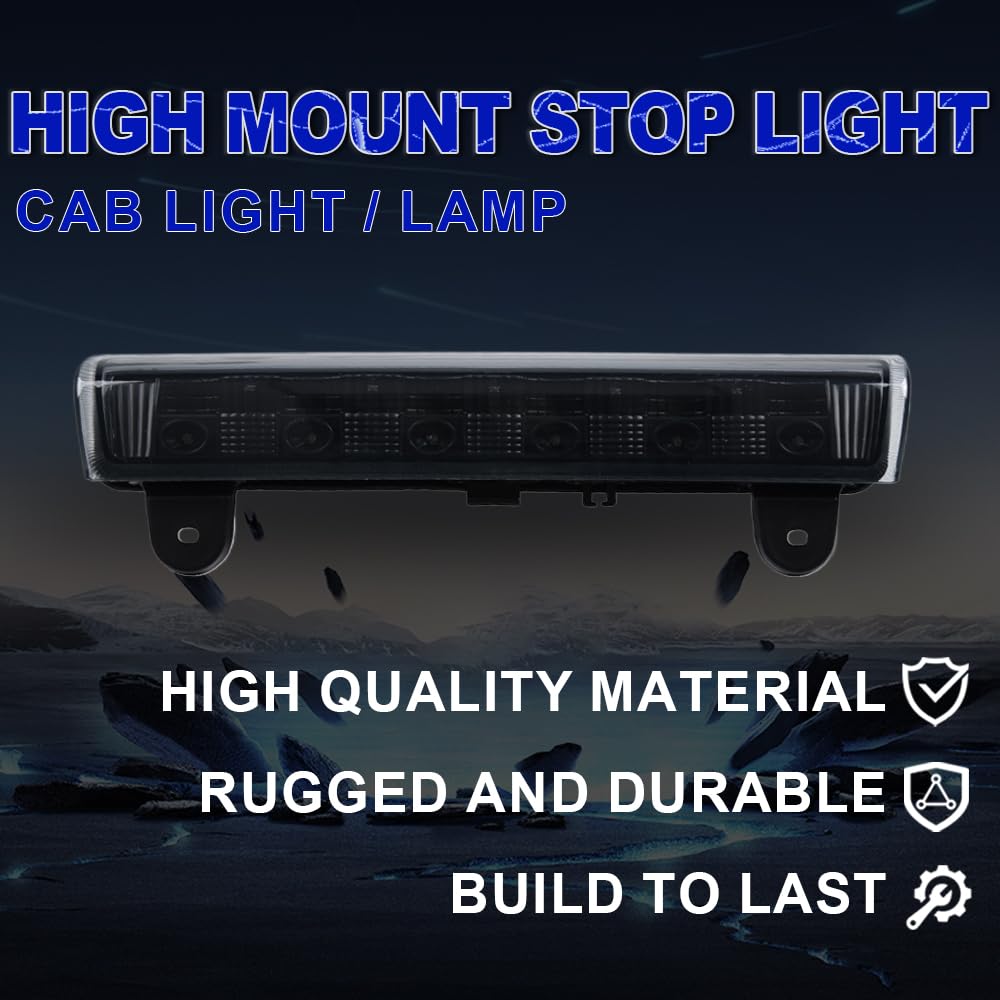 Pit66 Led 3Rd Brake Light, Compatible With Chevy Silverado/Gmc Sierra 1500 2500Hd 3500Hd 2014-2018 Rear High Mount Stop Parking