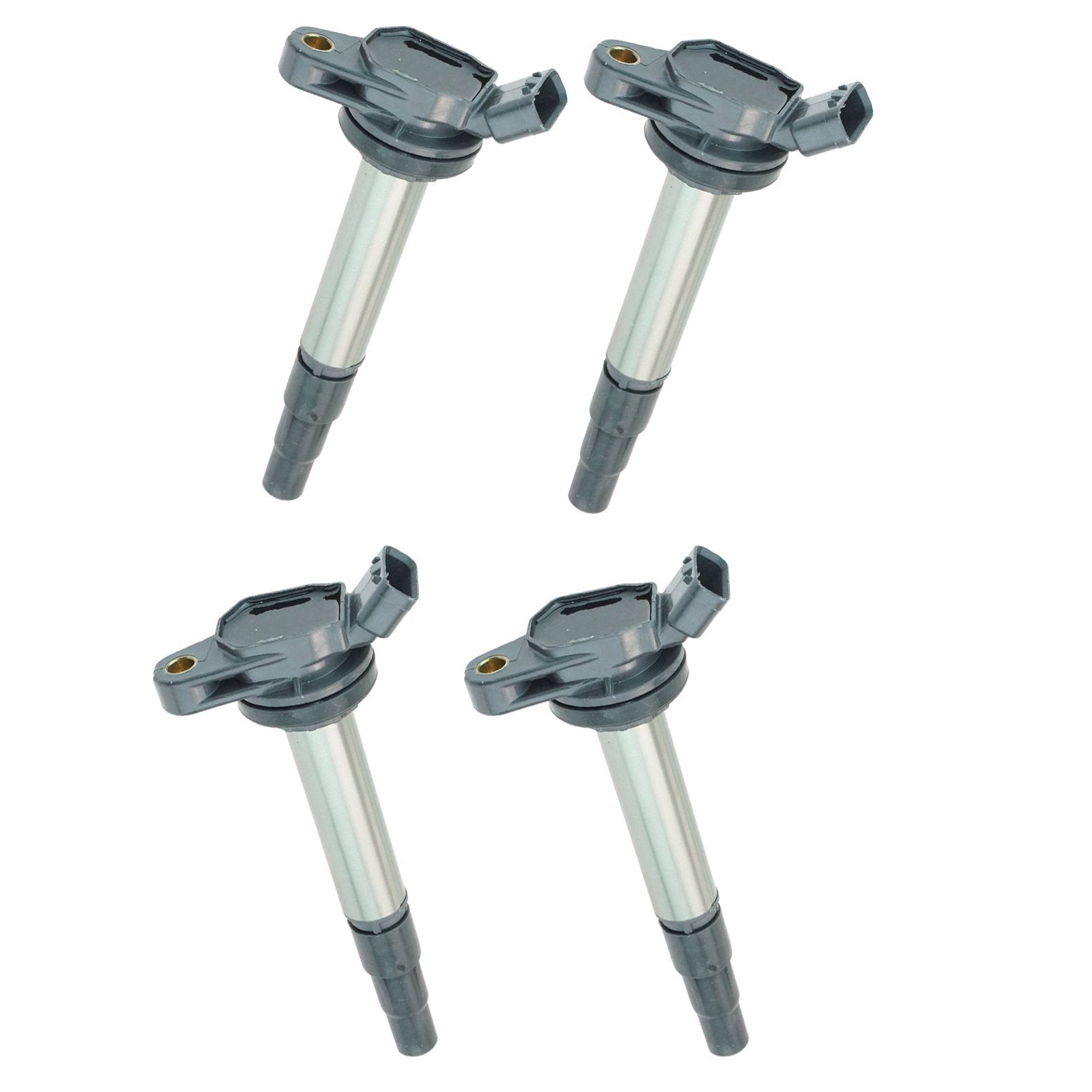 Trq Ignition Coil Set Compatible With 11-17 Lexus 09-10 Pontiac 08-16 Scion 09-21 Toyota