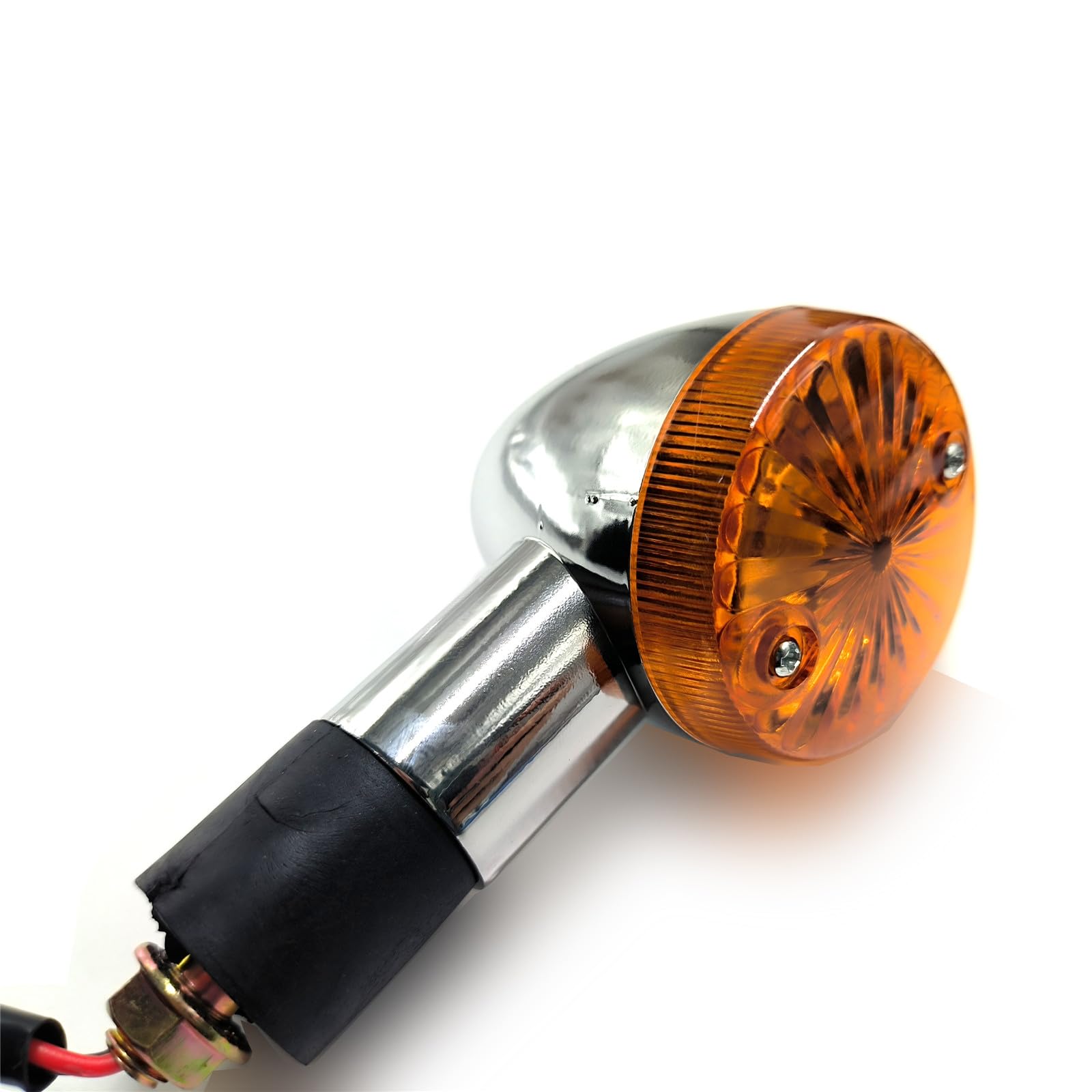 VRWEARE 4pcs Universal Motorcycle Turn Signals Front Rear Turn Signal Blinker Light Compatible with Yamaha Motorcycle Bike Cruis