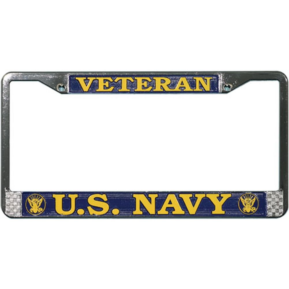 Mitchell Proffitt Us Navy Veteran License Plate Frame