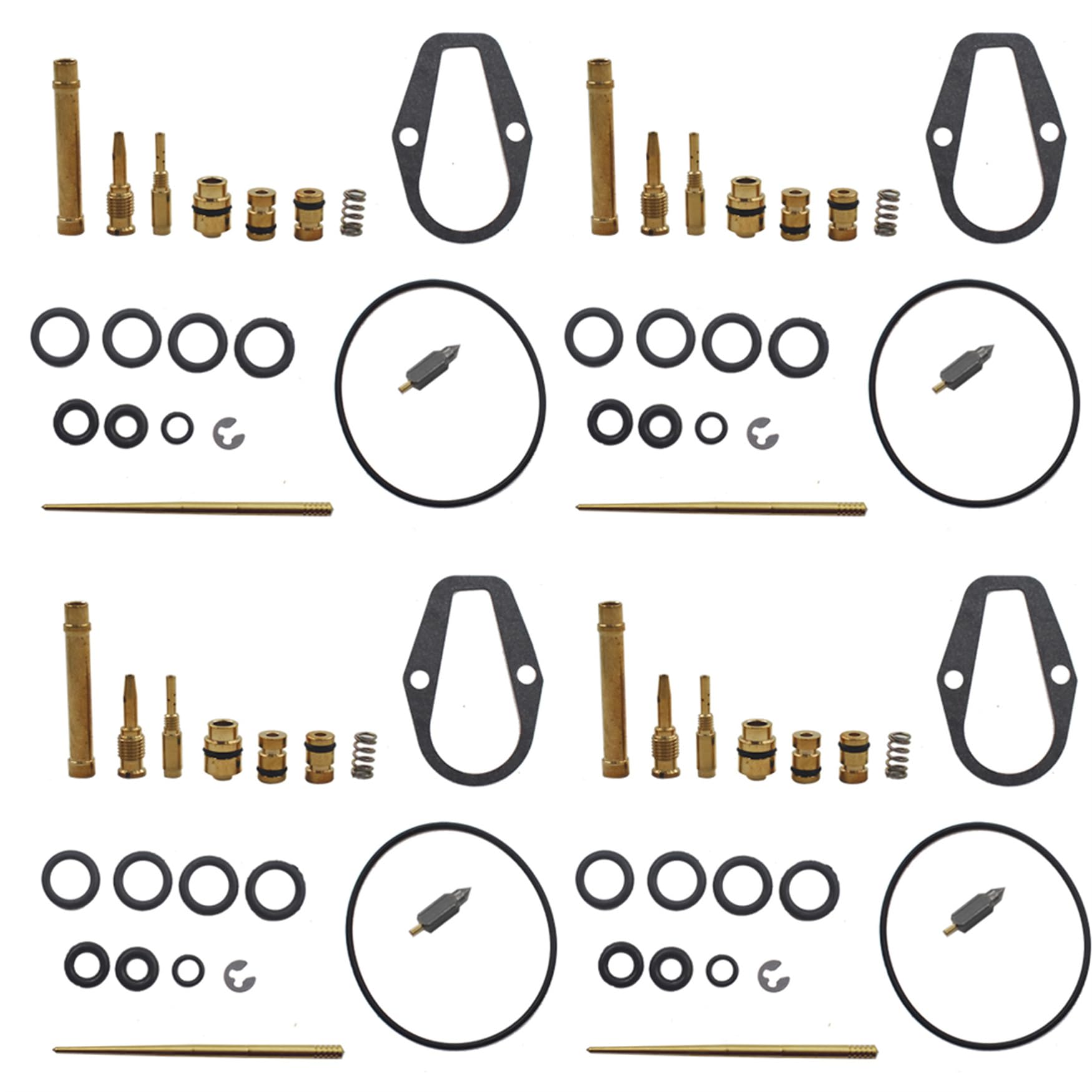 Wflnhb 4 Pcs Carburetor Carb Repair Kit Replacement For Honda Cb550 Cb550F Cb550K 1974-1976