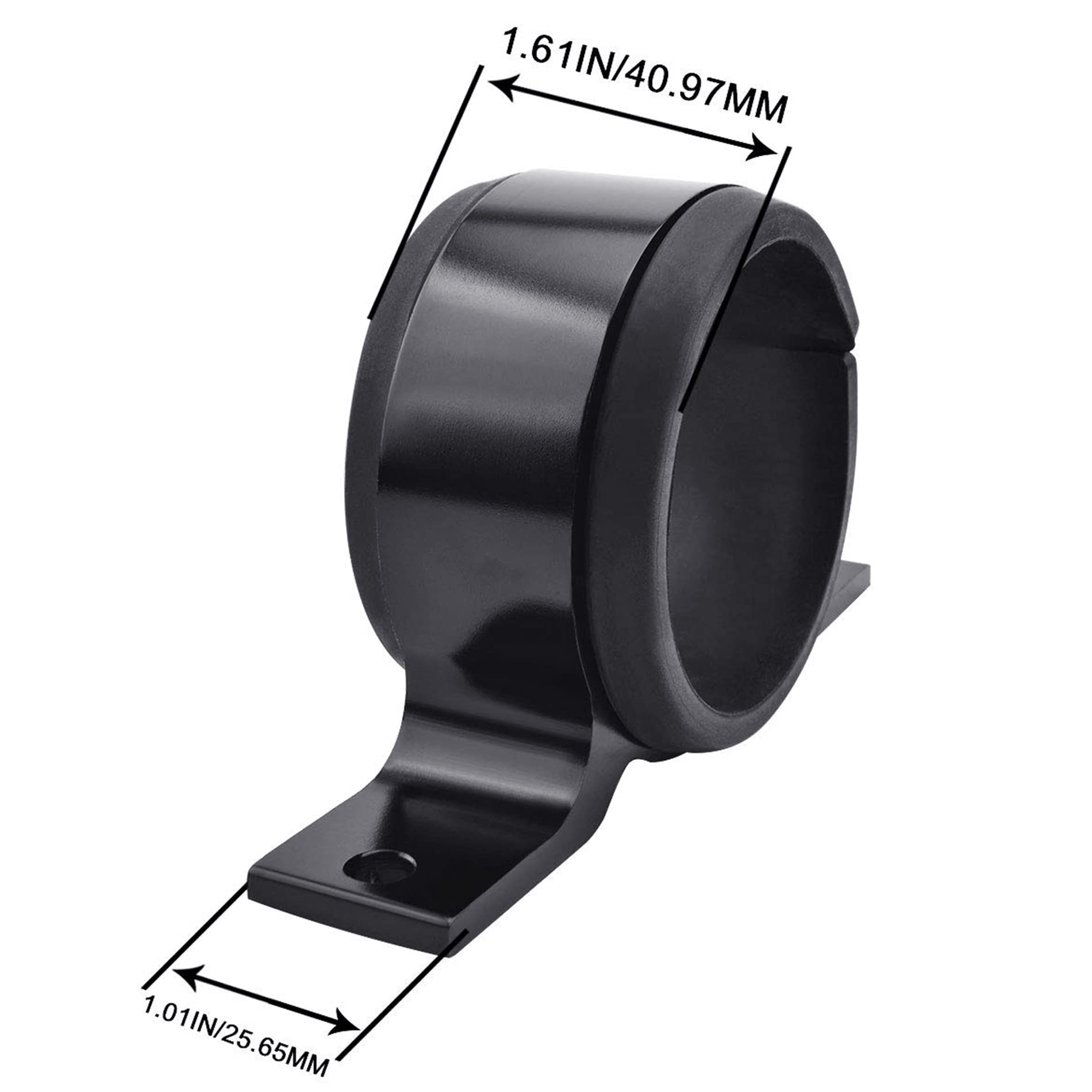 Evil Energy 60Mm Fuel Filter Mounting Bracket, Fuel Pump Clamp Holder Black